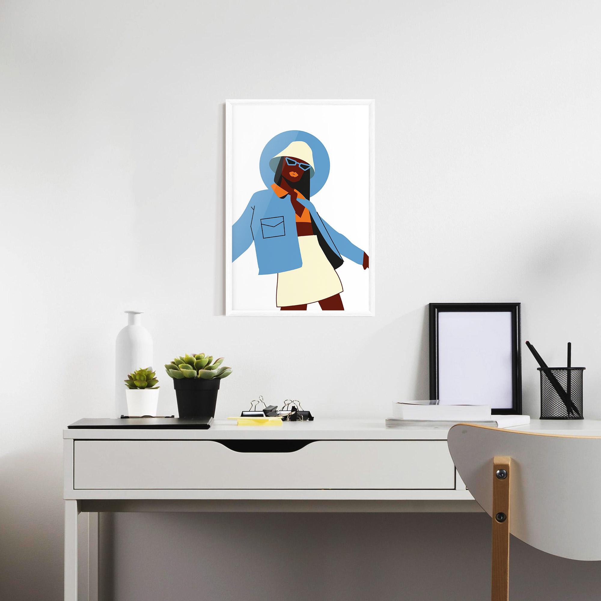 Keretezett Poszter Modern Fashion Set_3 mockup 7