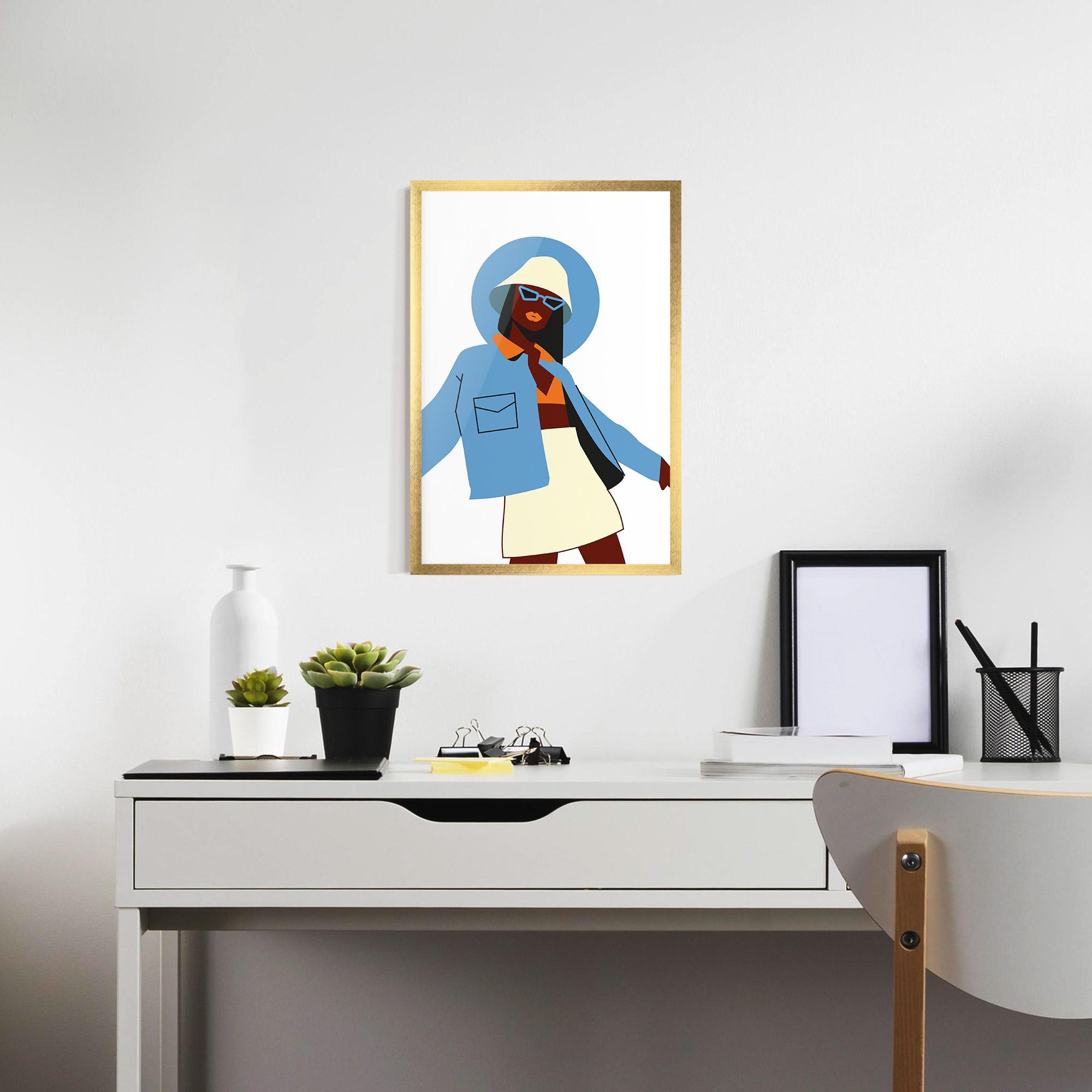 Keretezett Poszter Modern Fashion Set_3 mockup 7