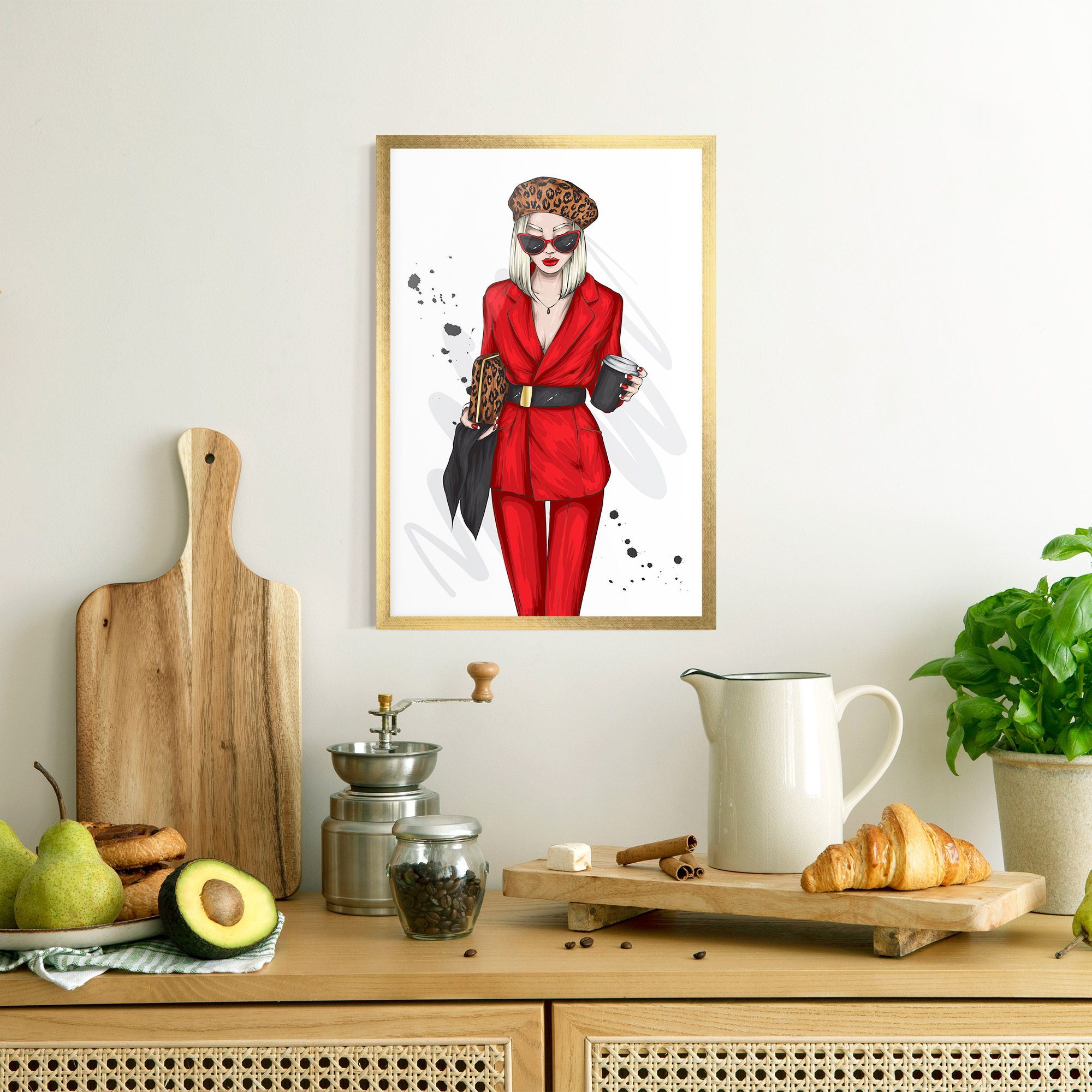 Red Suit Woman mockup 8