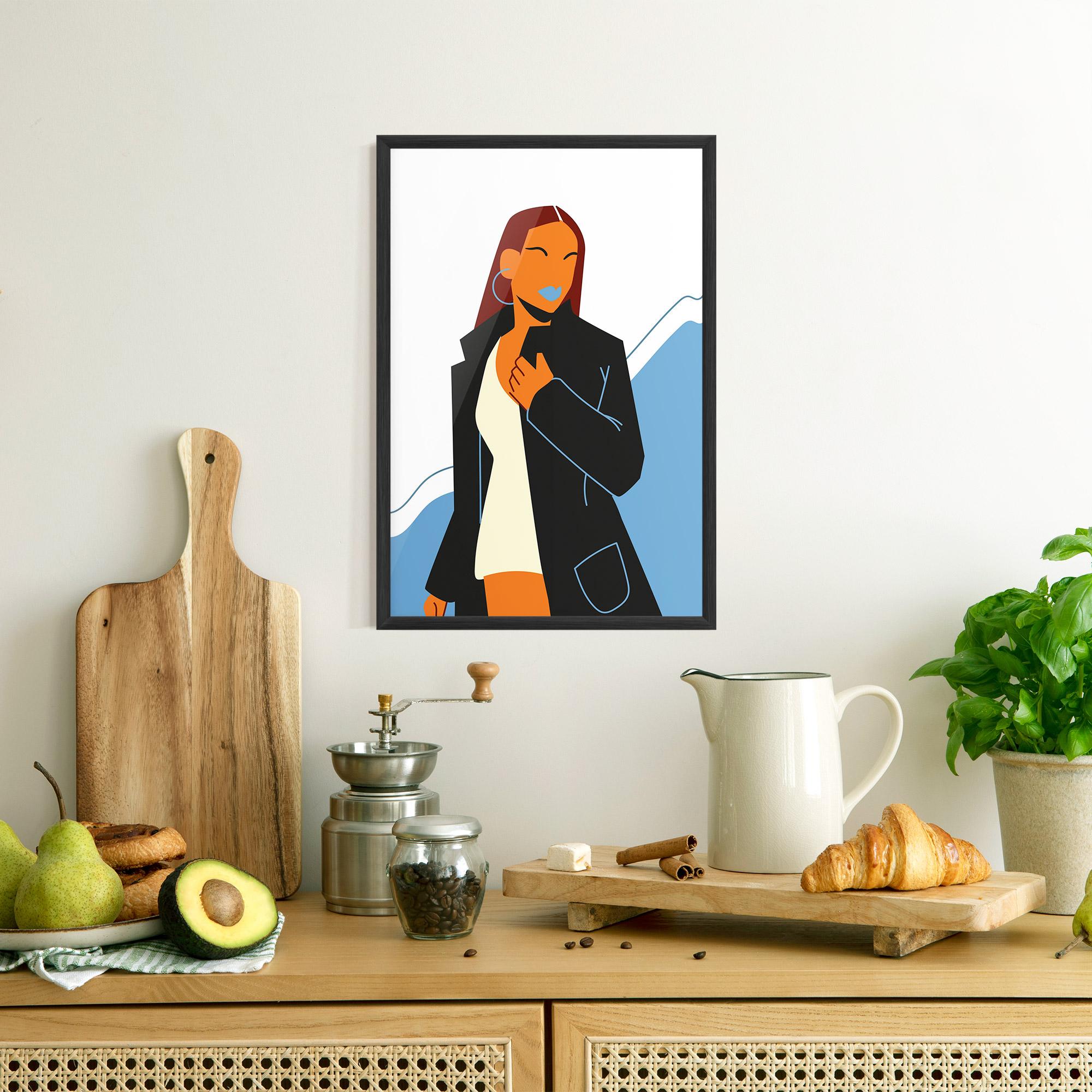 Keretezett Poszter Modern Fashion Set_2 mockup 8