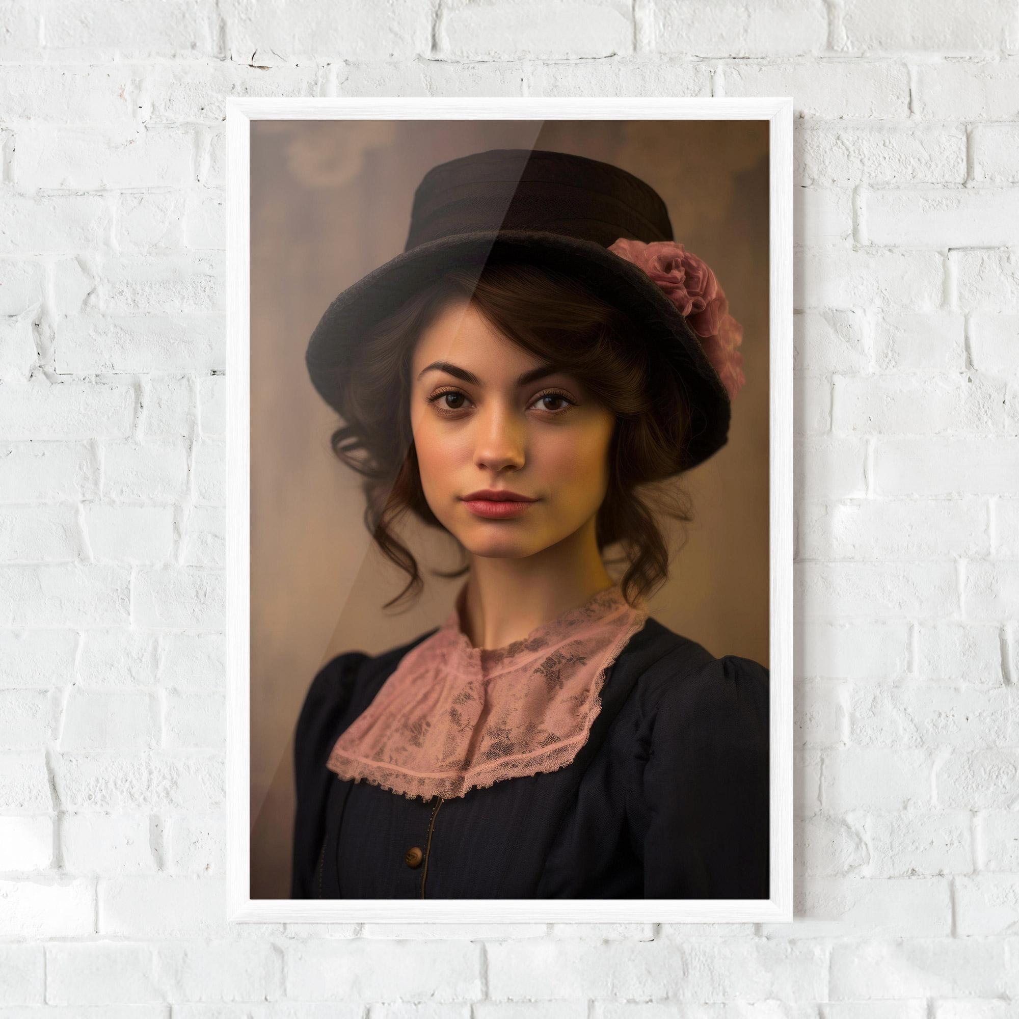 Keretezett Poszter Dark Blue Dress mockup 0