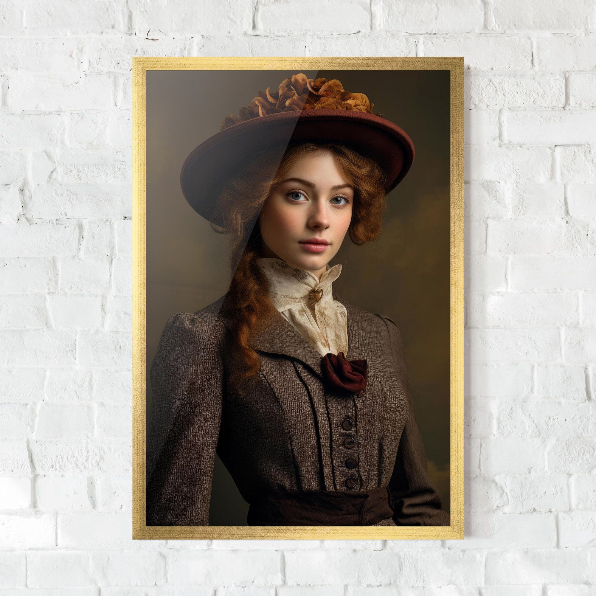 Red Orange Hat mockup 0