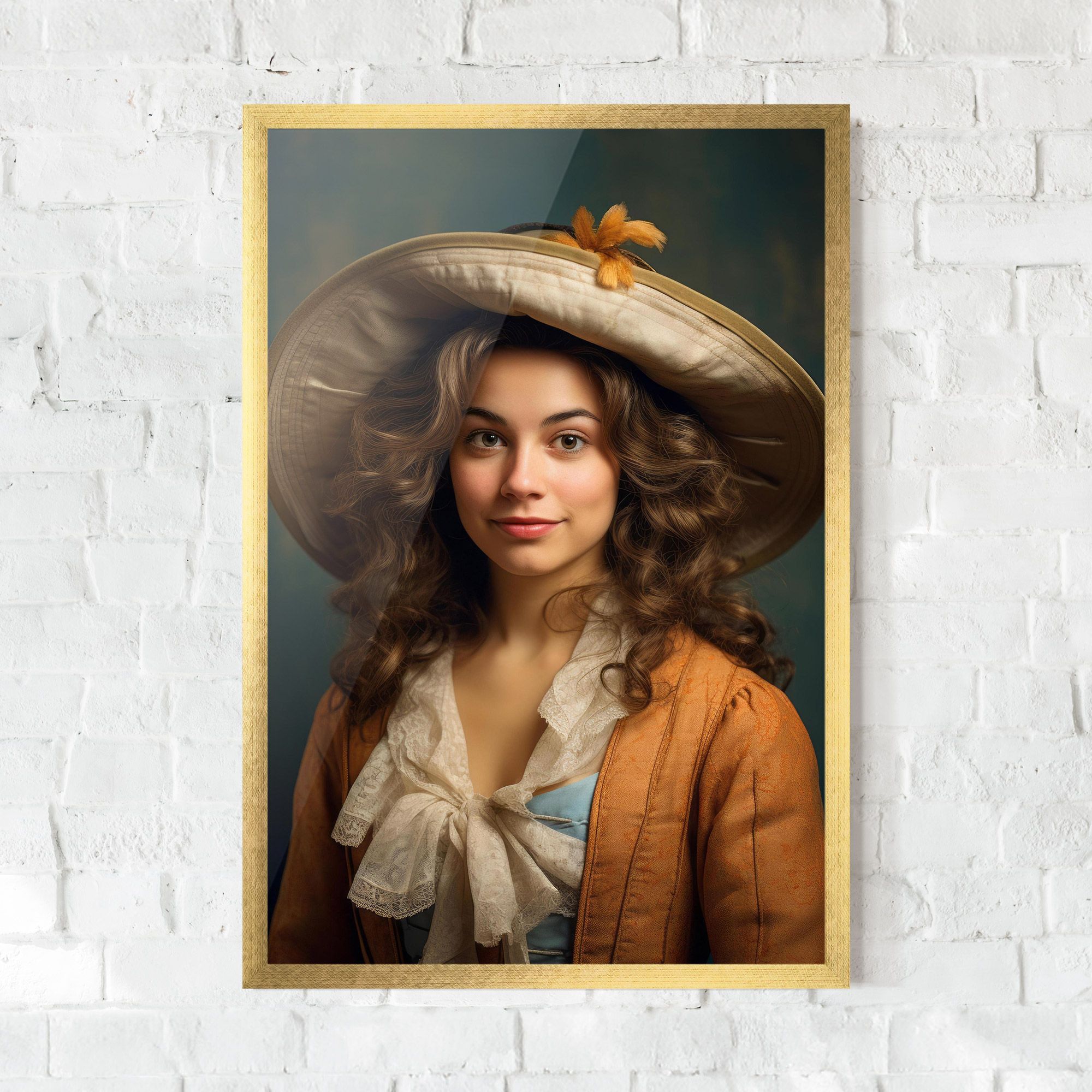 Vintage Orange Outfit mockup 0