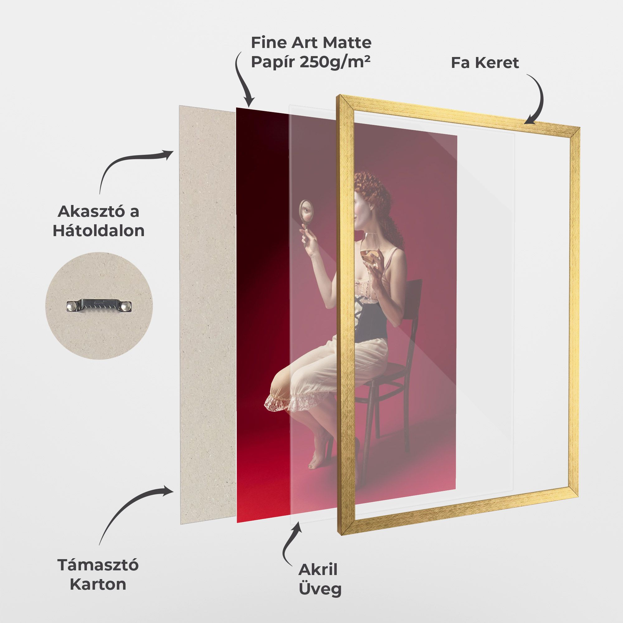 Medieval Redhead Woman mockup 1