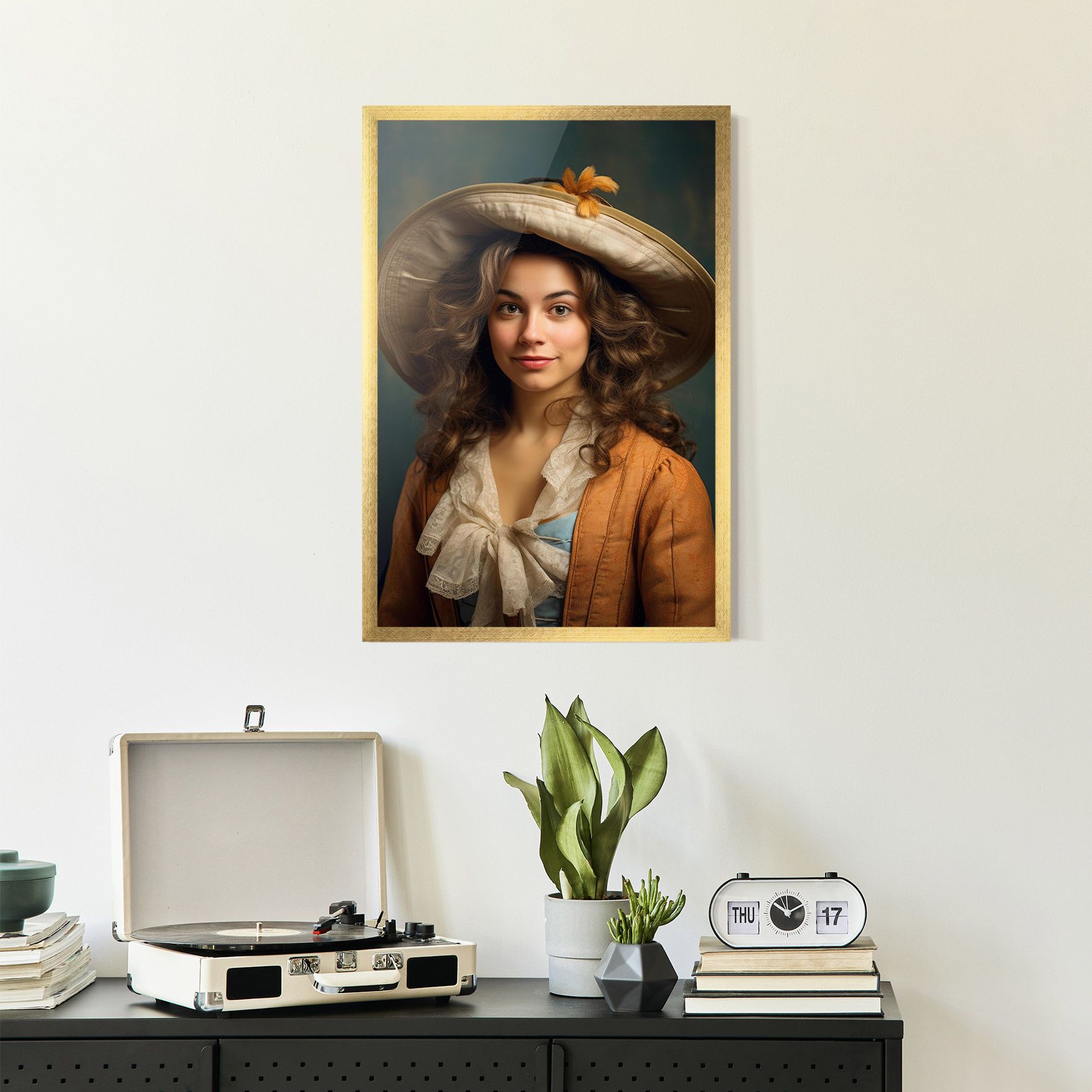 Vintage Orange Outfit mockup 2