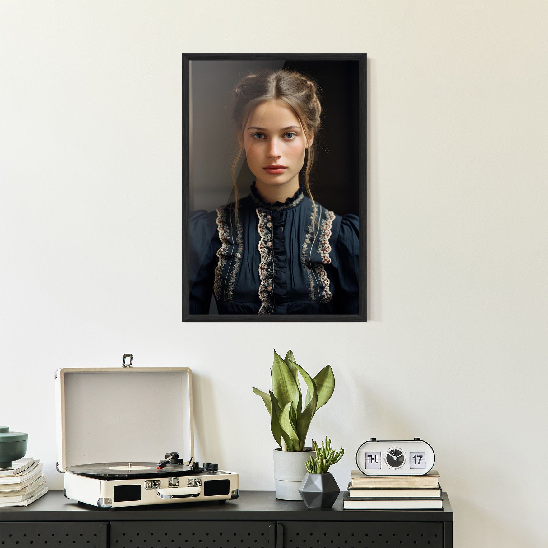 Vintage Blue Eyes mockup 2