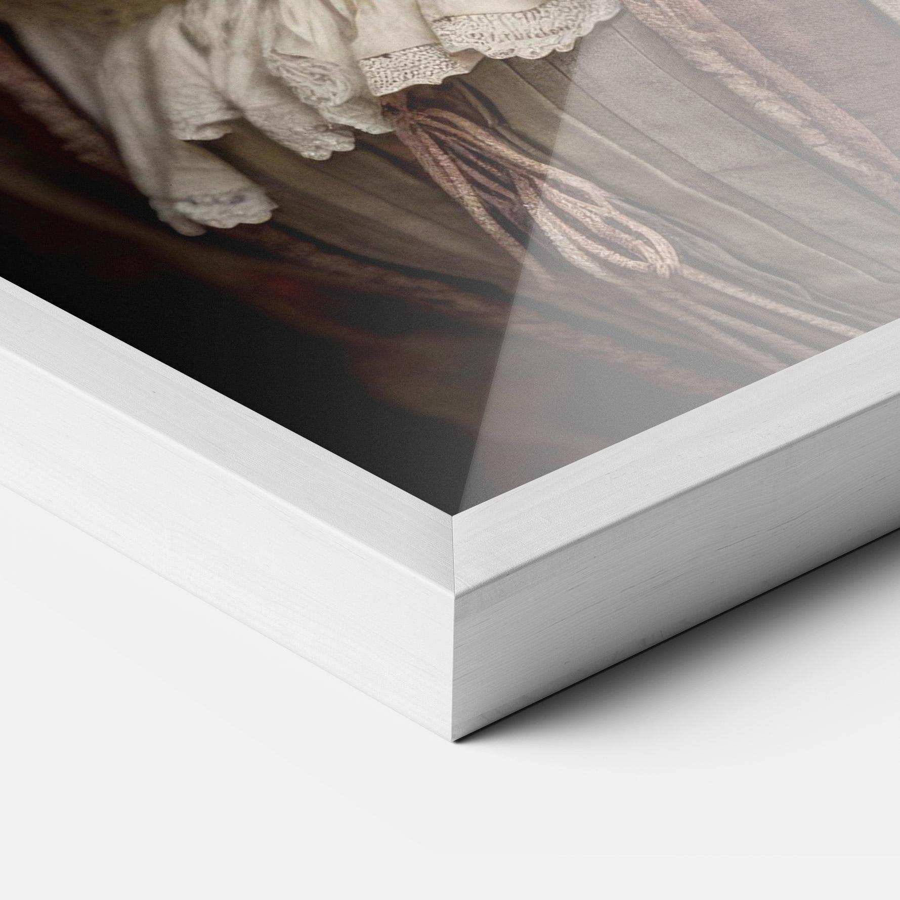 Keretezett Poszter Light Green Dress mockup 3