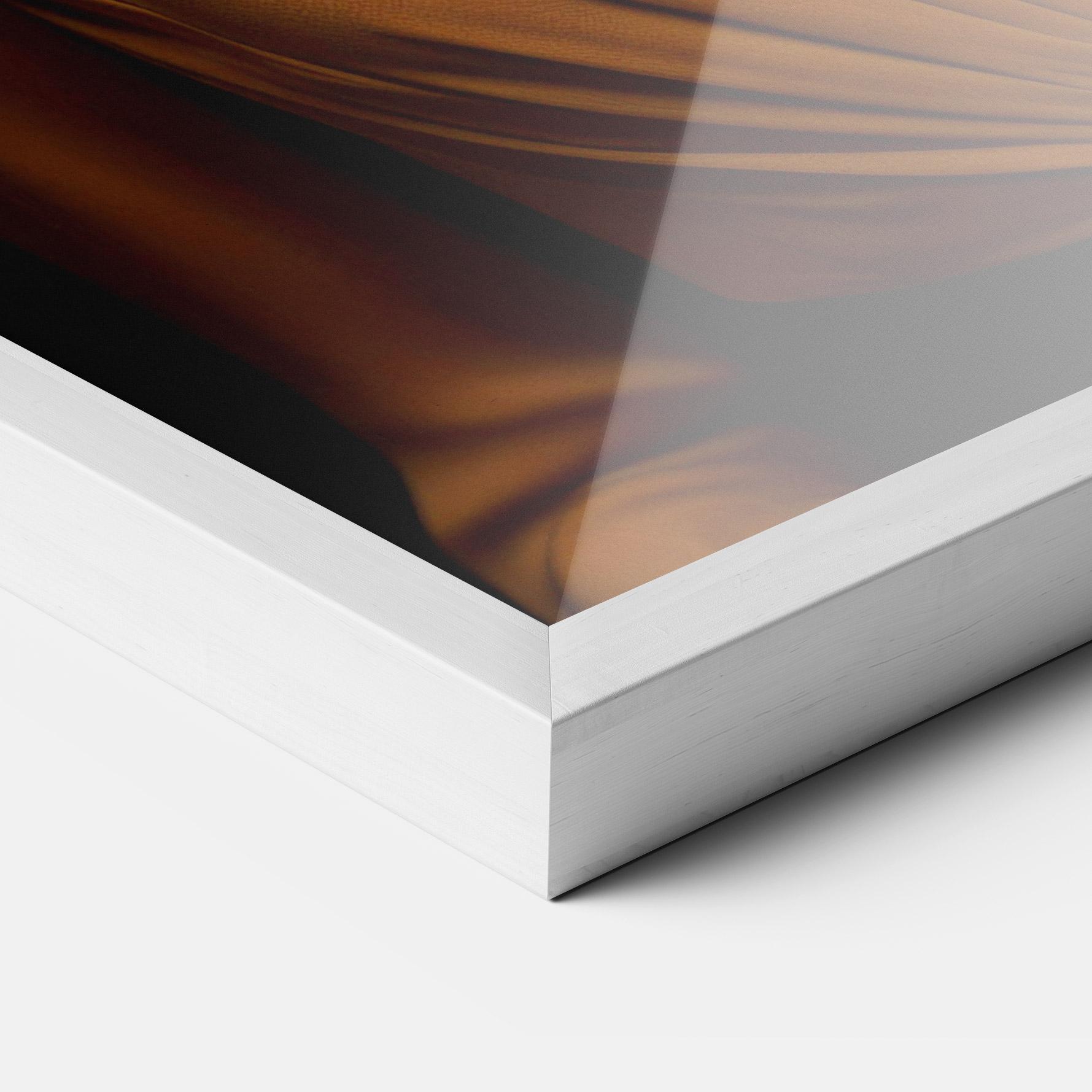 Keretezett Poszter Orange Blouse Pearls mockup 3