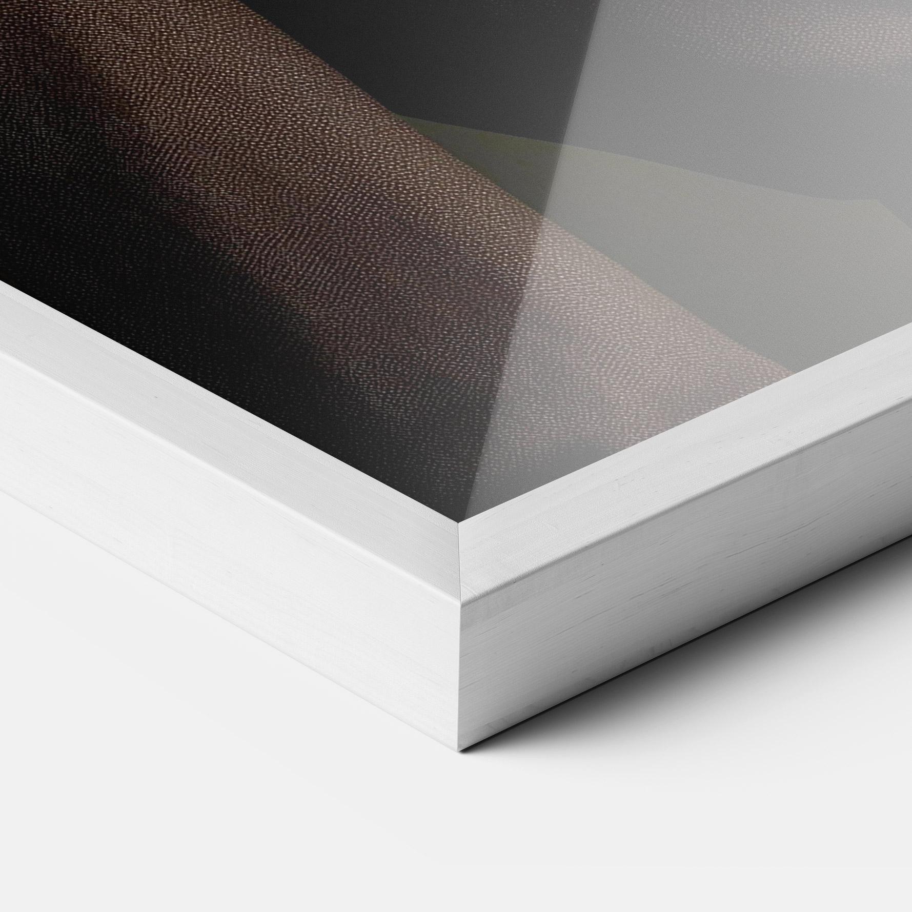 Keretezett Poszter Red Orange Hat mockup 3