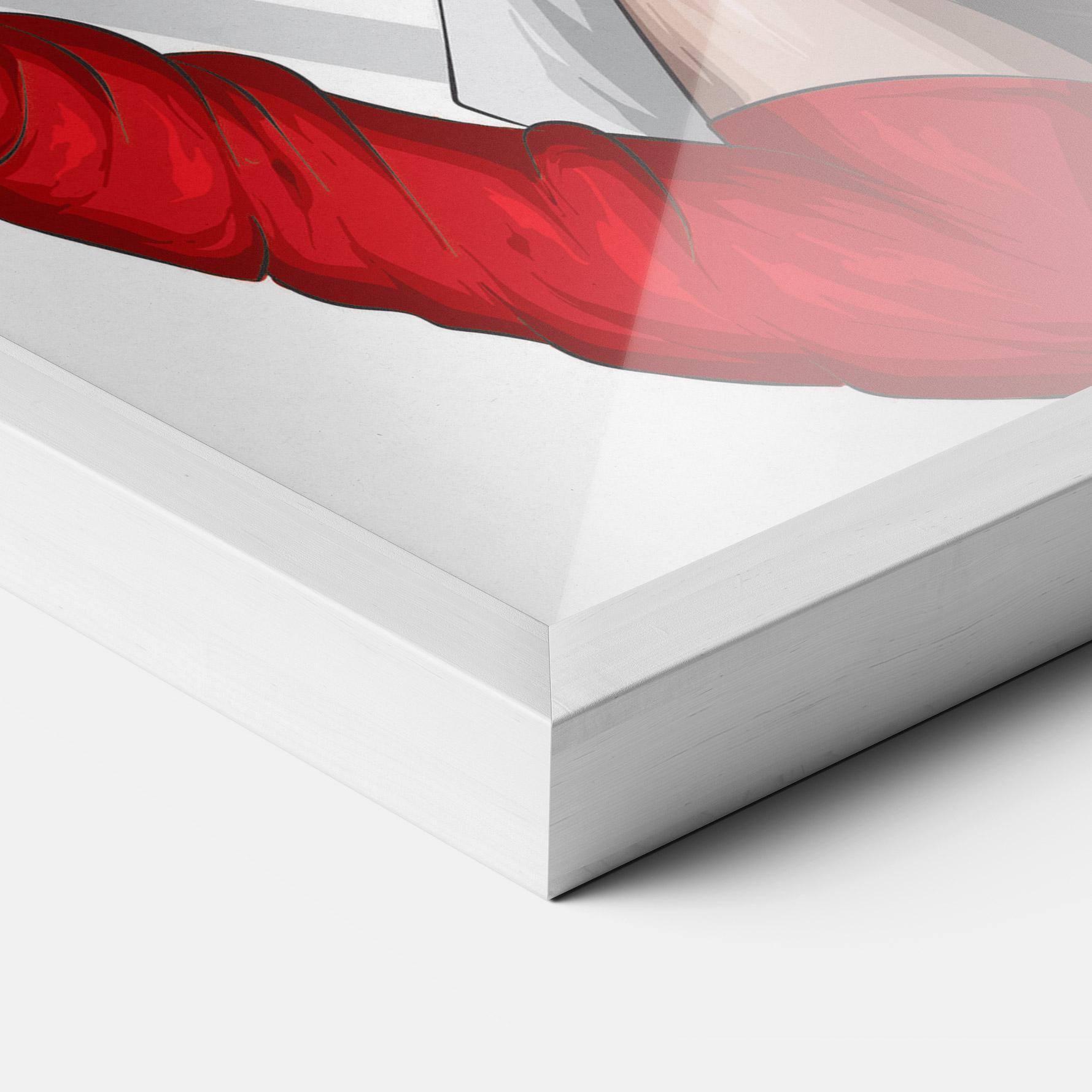 Keretezett Poszter Vintage Red Gloves mockup 3