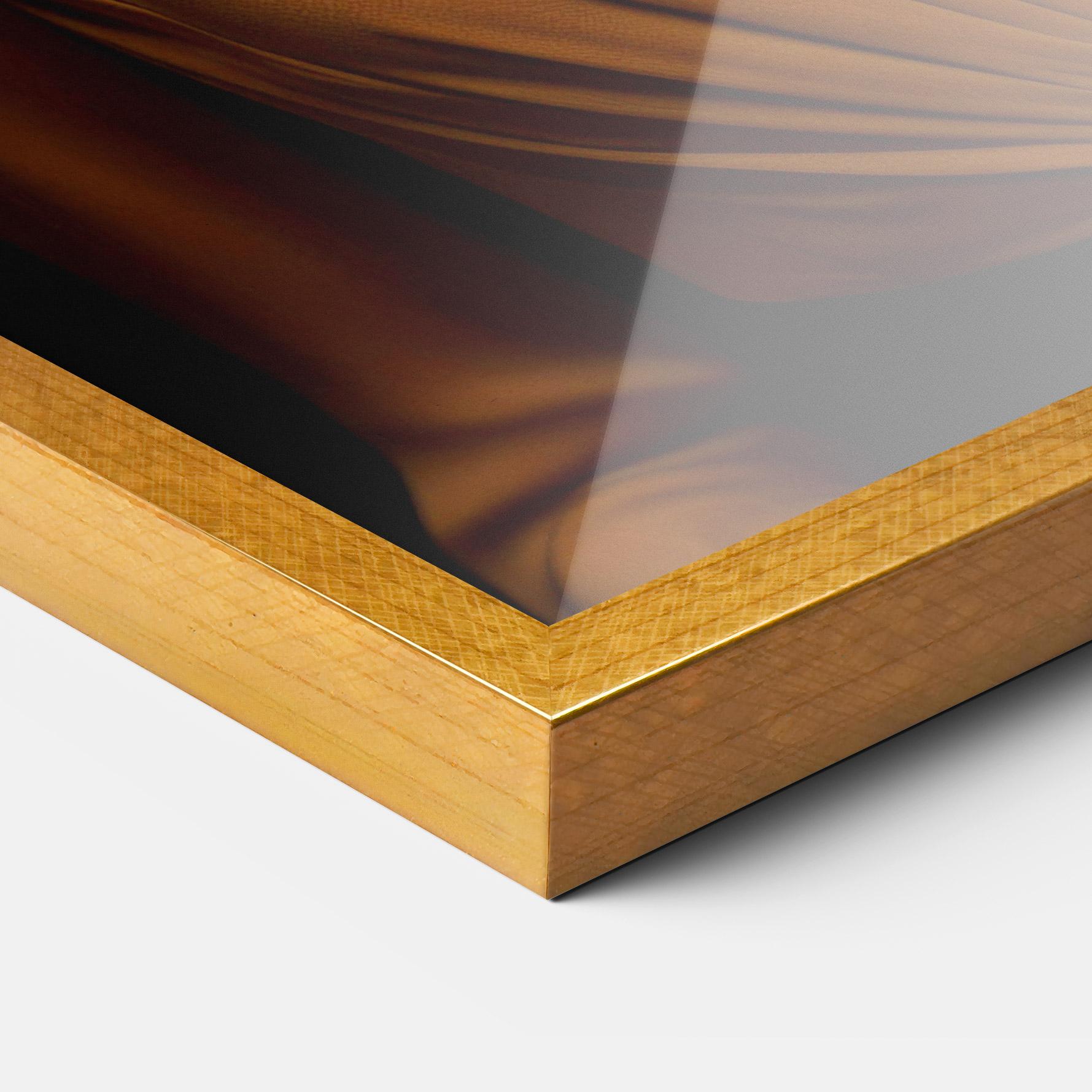 Keretezett Poszter Orange Blouse Pearls mockup 3