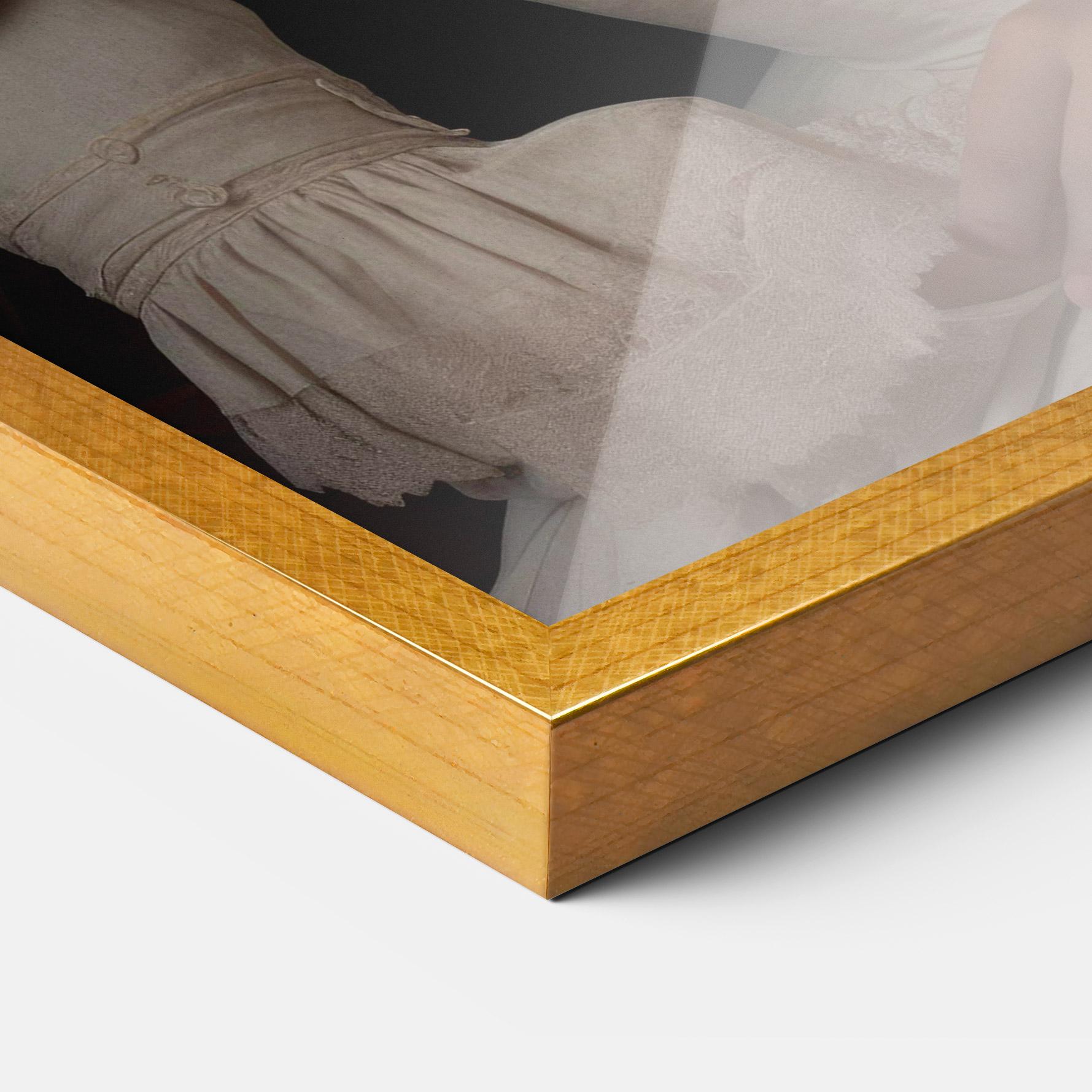 Keretezett Poszter Pretty Vintage Dress mockup 3