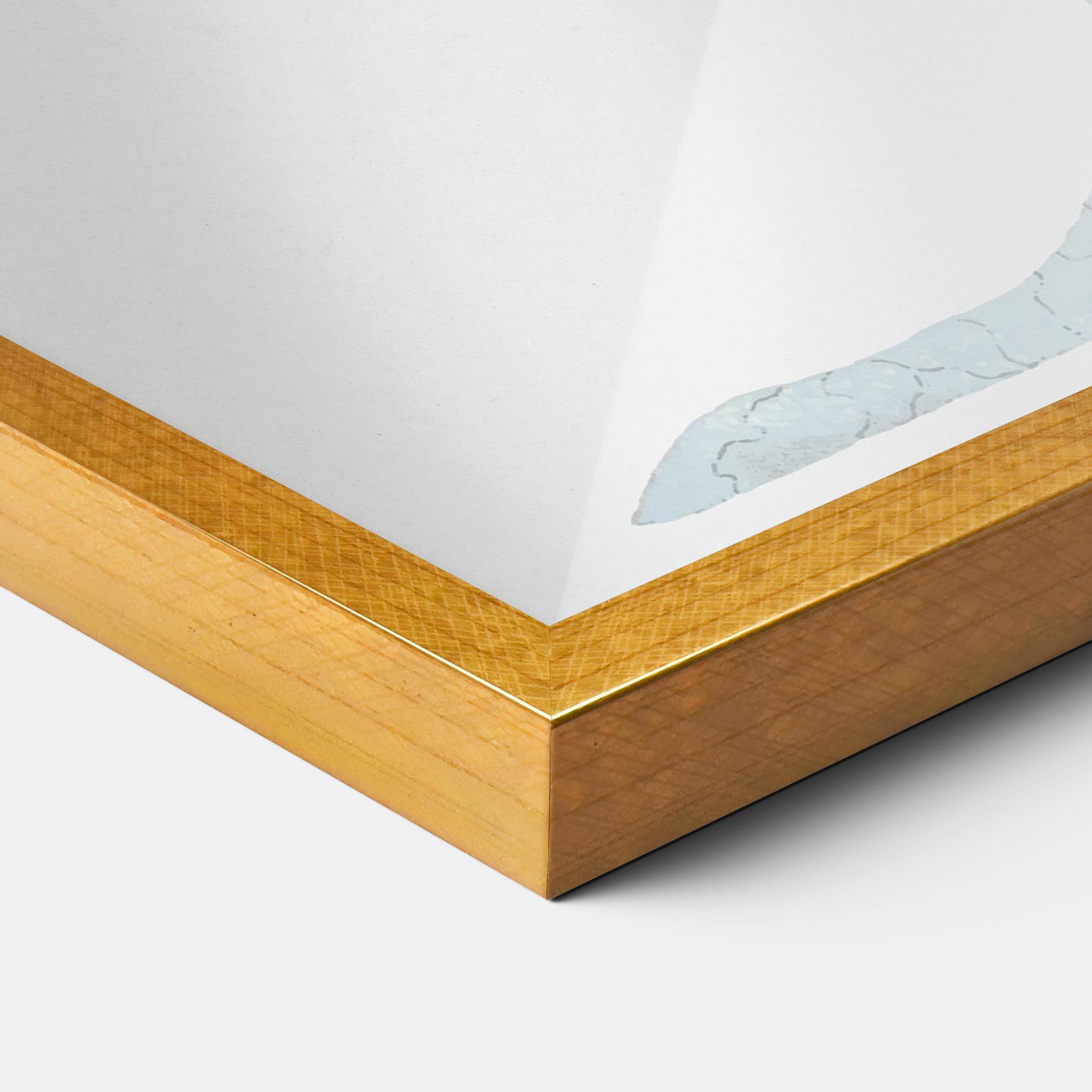 Keretezett Poszter Vintage Old Drawing mockup 3