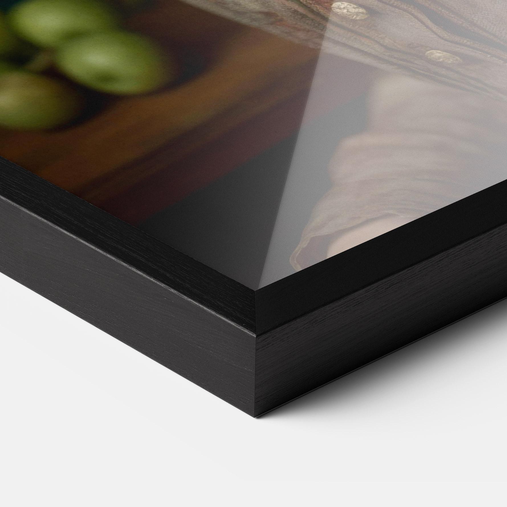 Keretezett Poszter Green Vintage Apple mockup 3