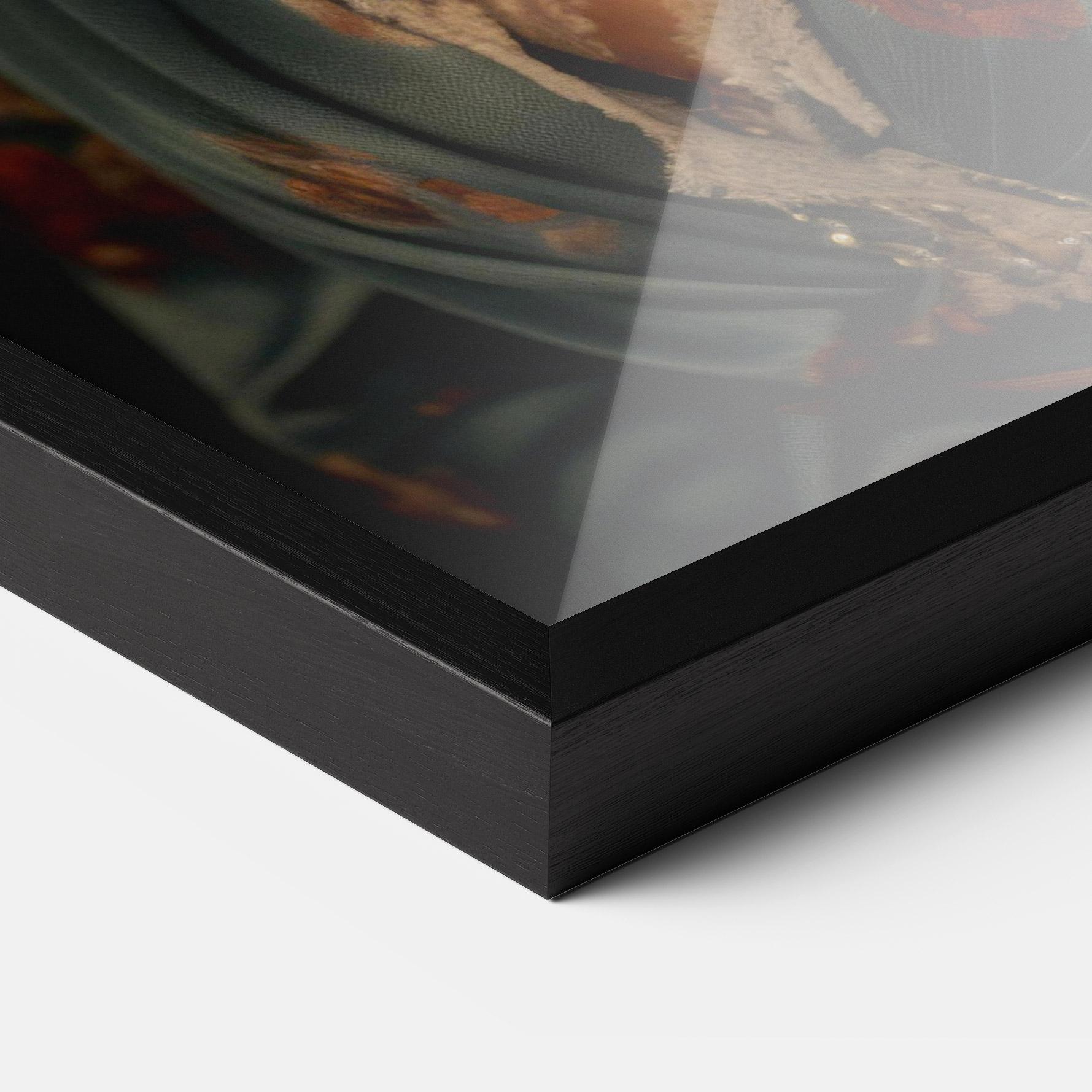 Keretezett Poszter Pink Flowers Dress mockup 3