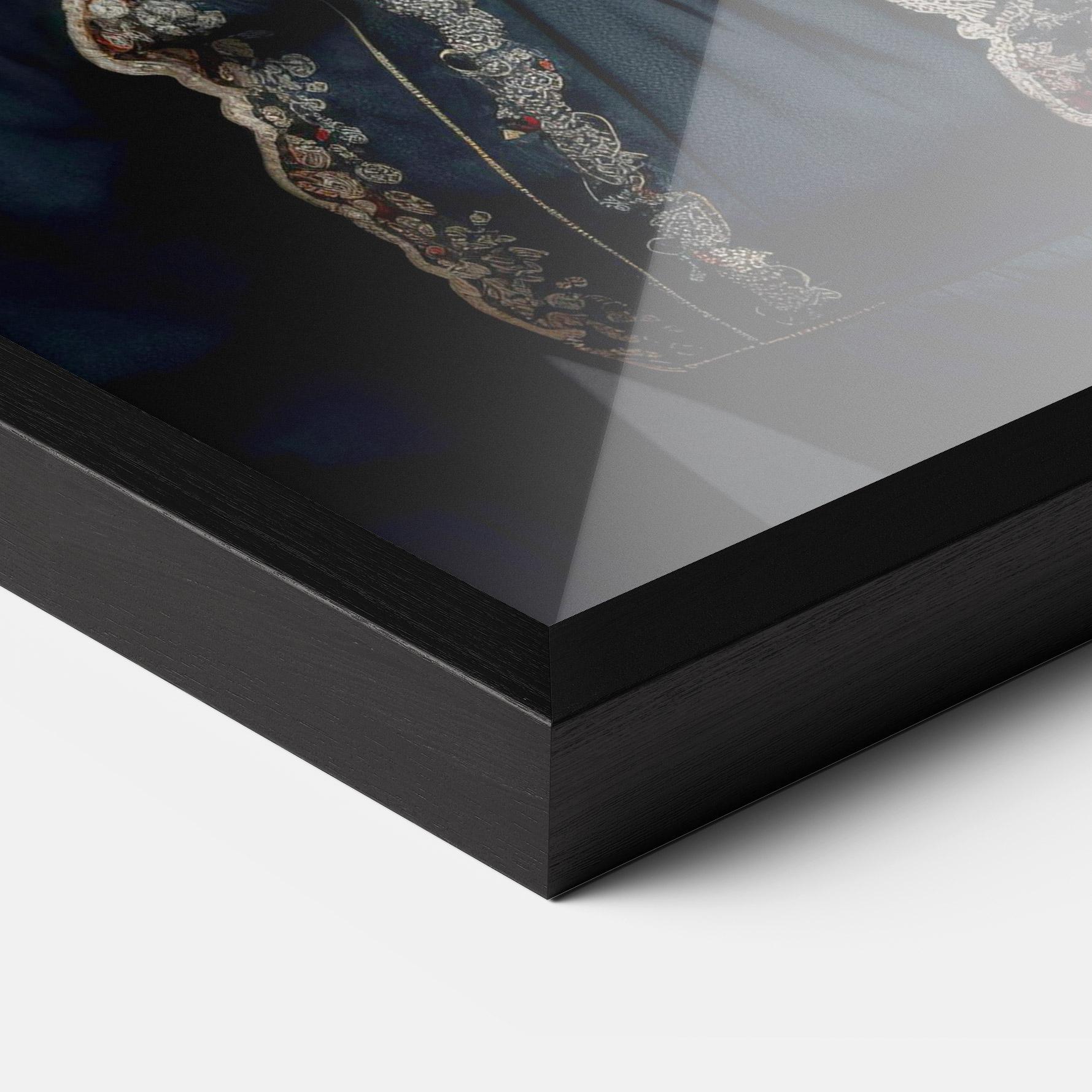 Keretezett Poszter Vintage Blue Eyes mockup 3