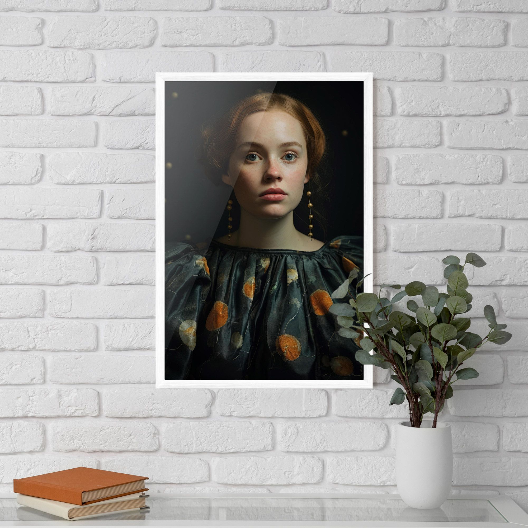 Vintage Red Hair mockup 5