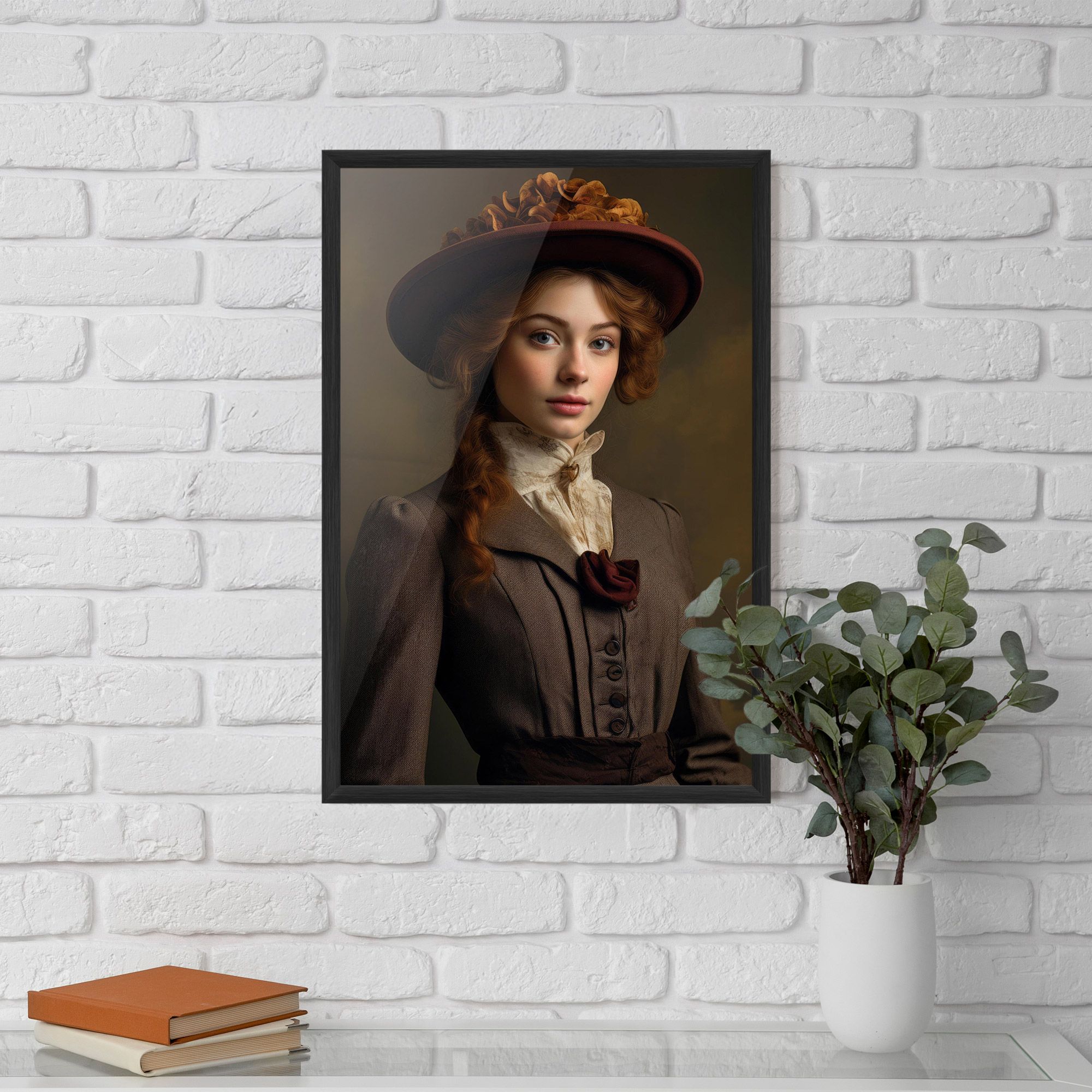 Red Orange Hat mockup 5