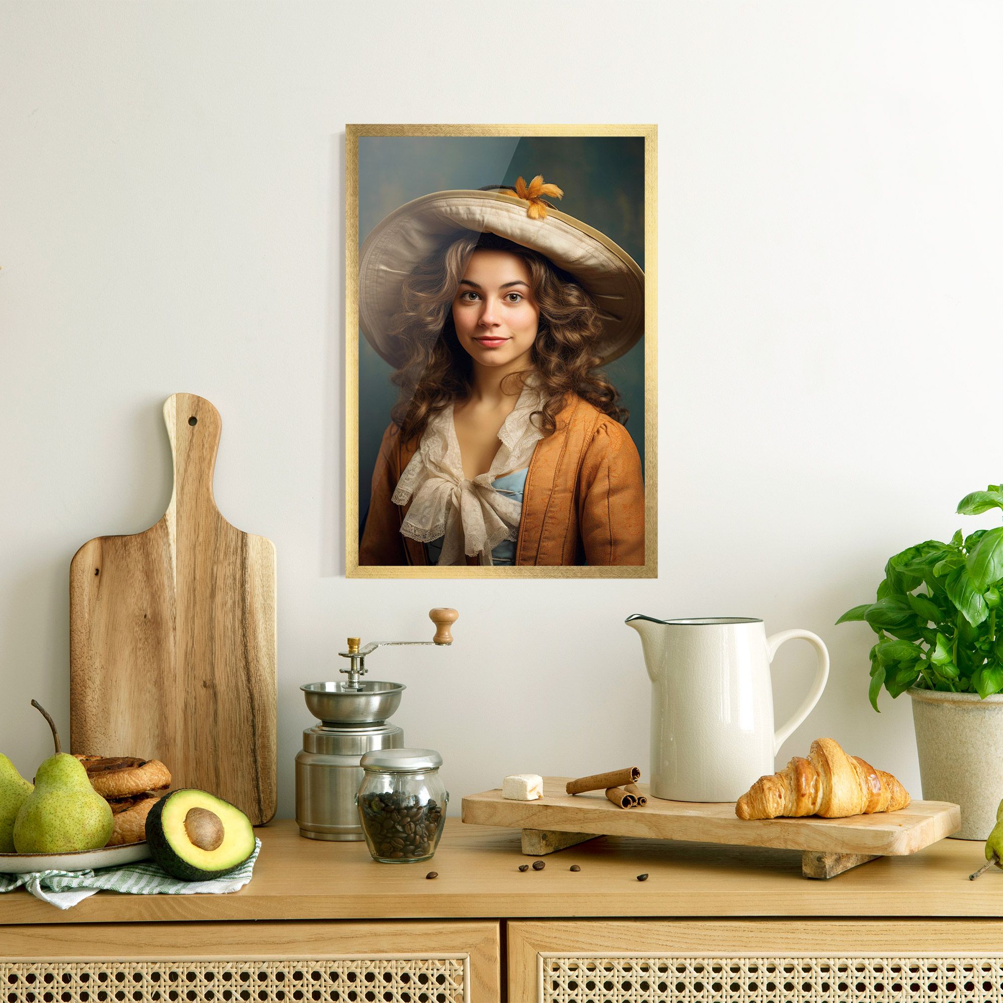 Vintage Orange Outfit mockup 8