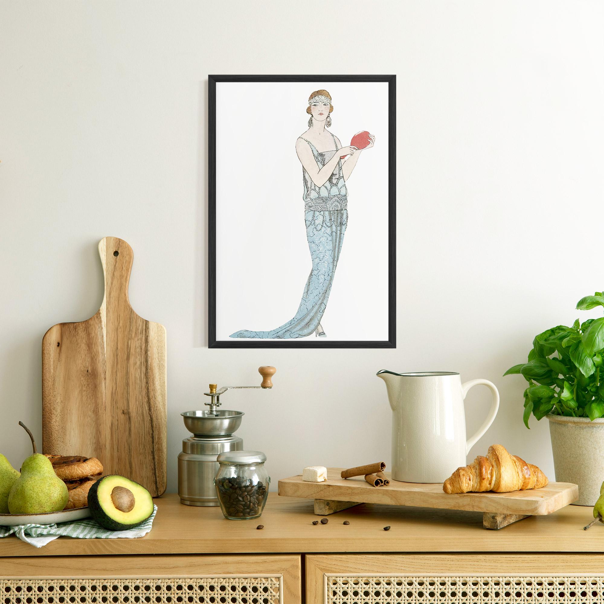 Keretezett Poszter Vintage Old Drawing mockup 8