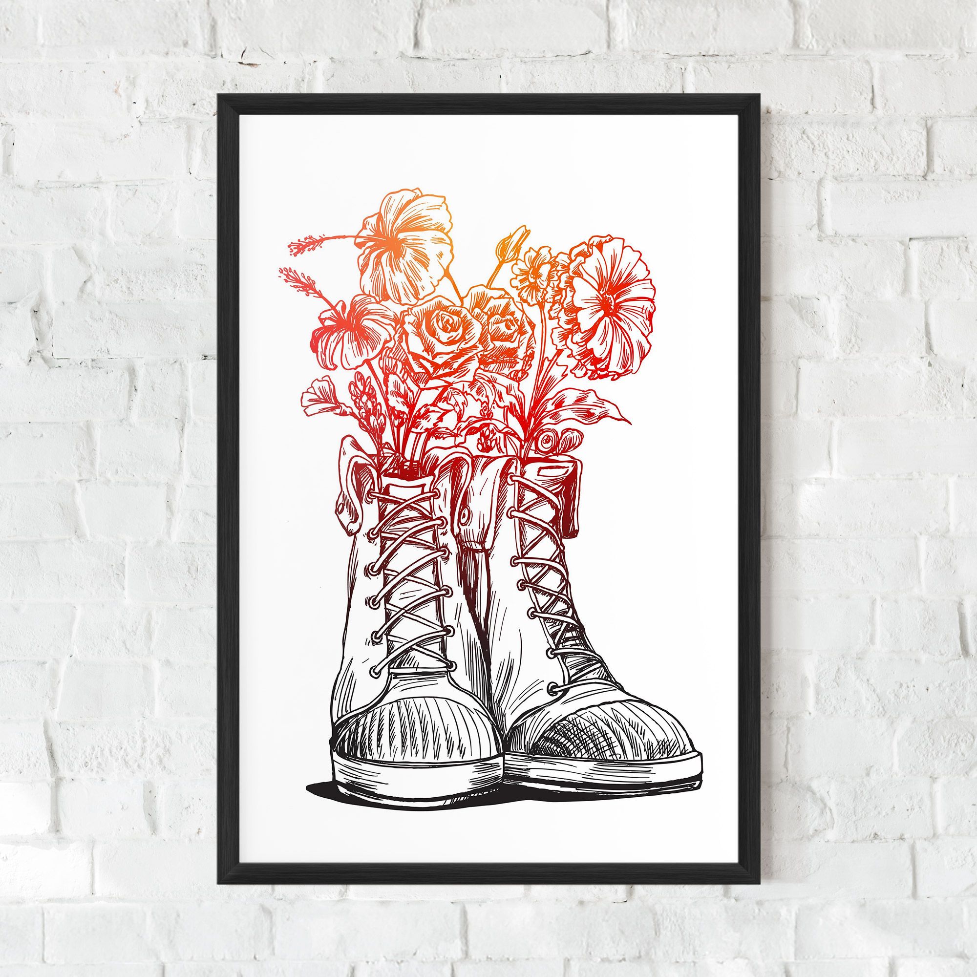 Flower In Shoes mockup 0