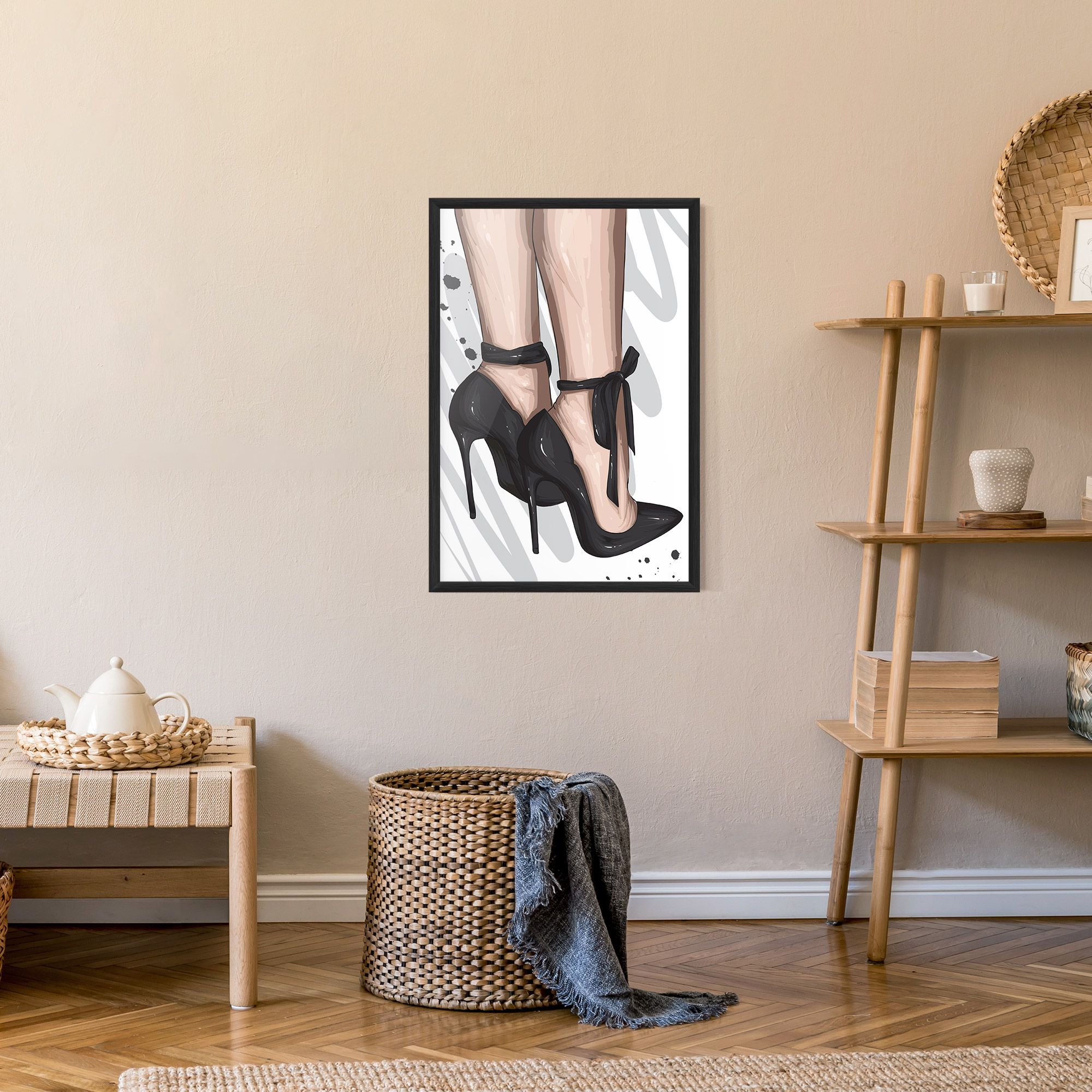 Black Woman Shoes mockup 9