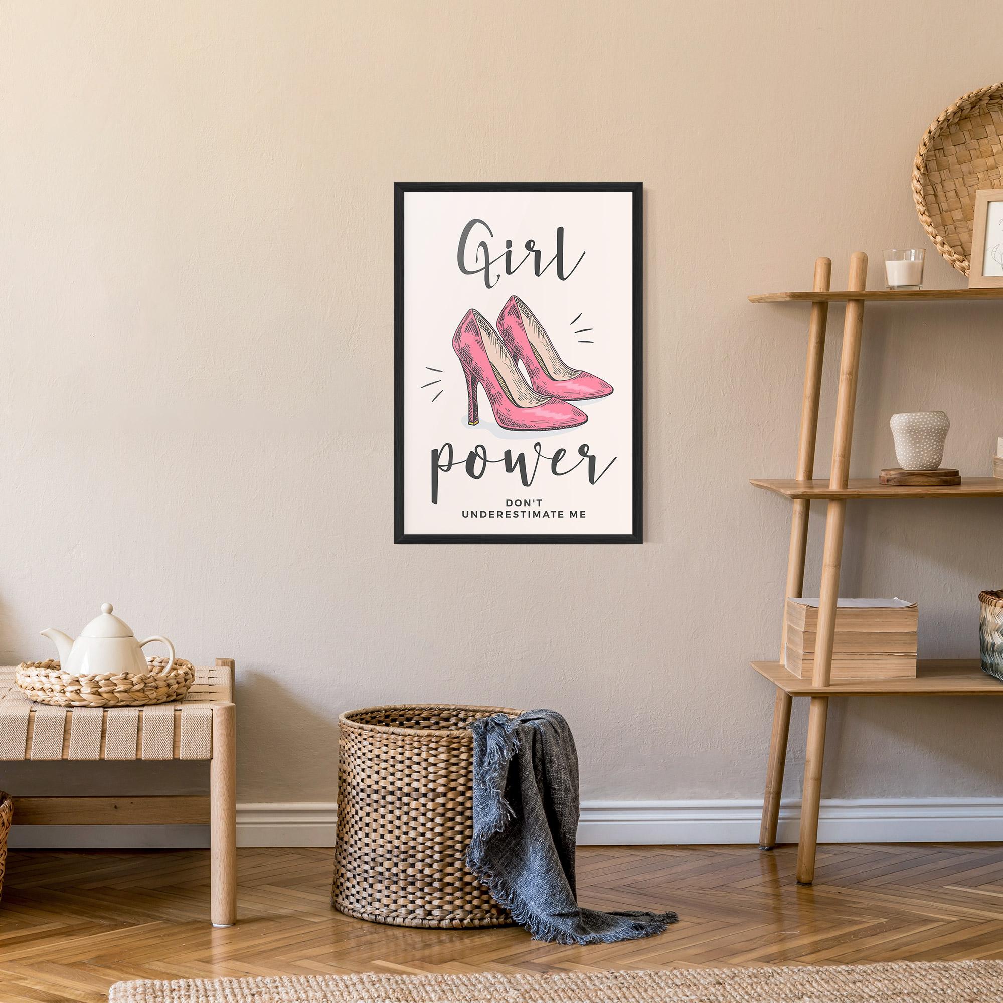 Keretezett Poszter Girl Power mockup 9