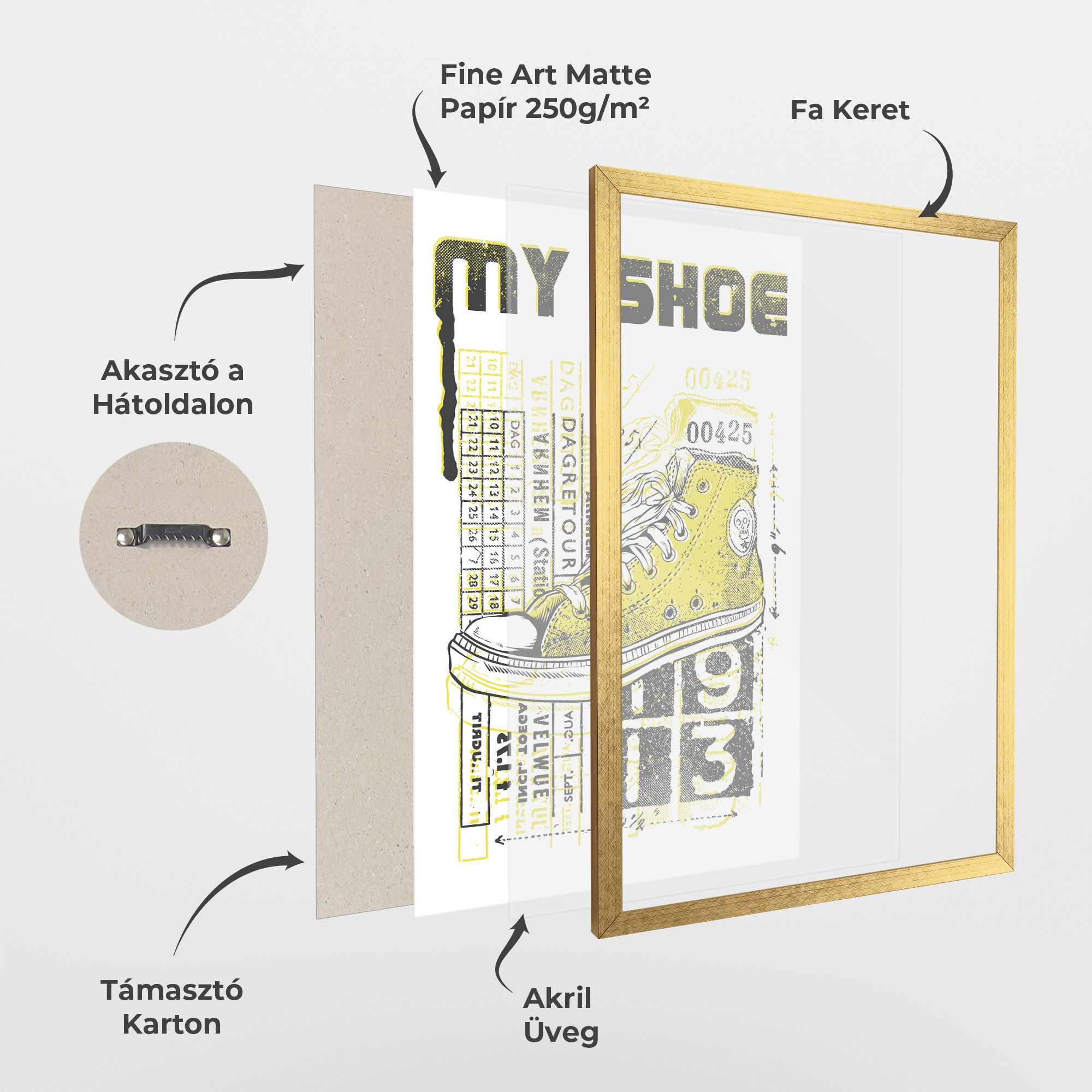 My Shoe Yellow mockup 1