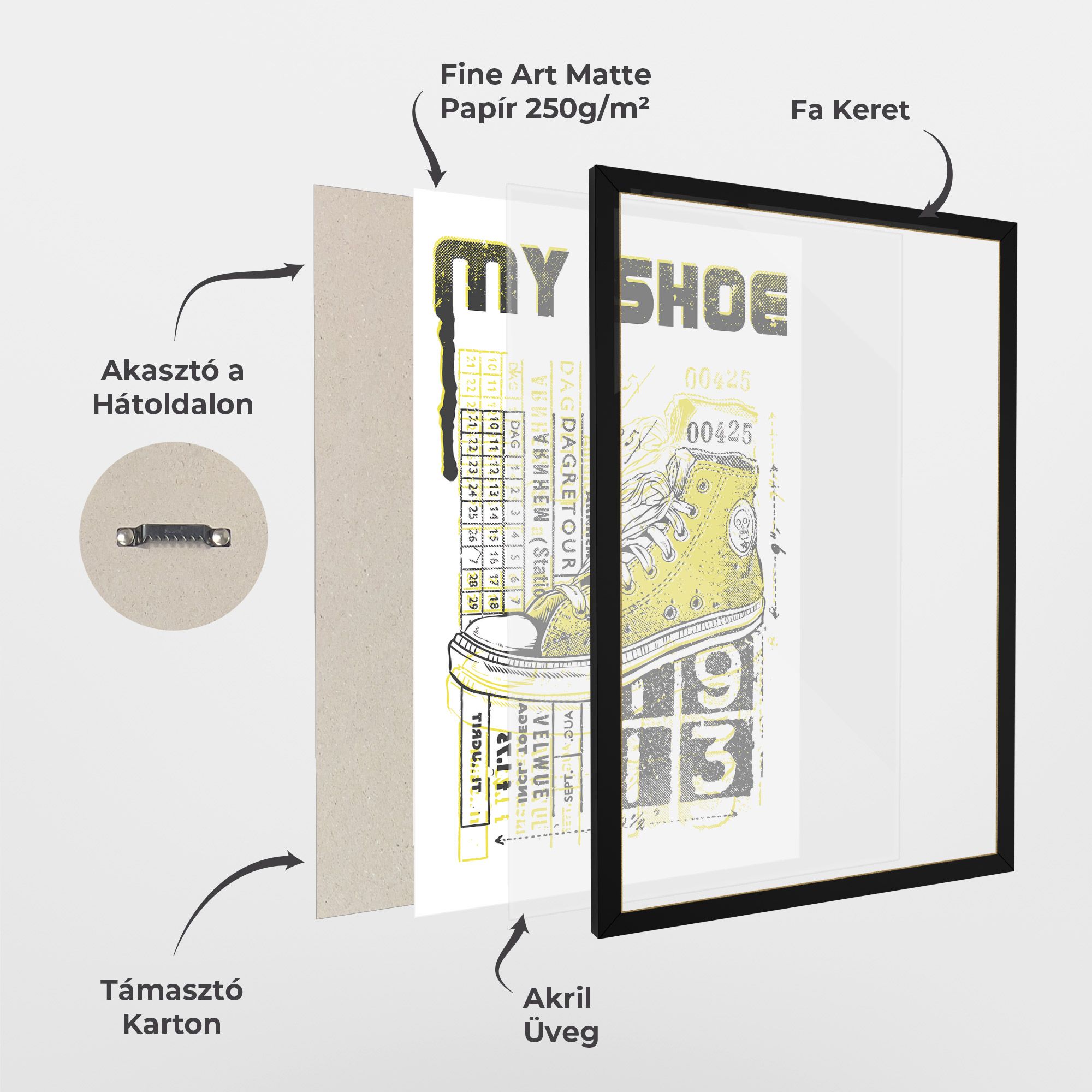 My Shoe Yellow mockup 1