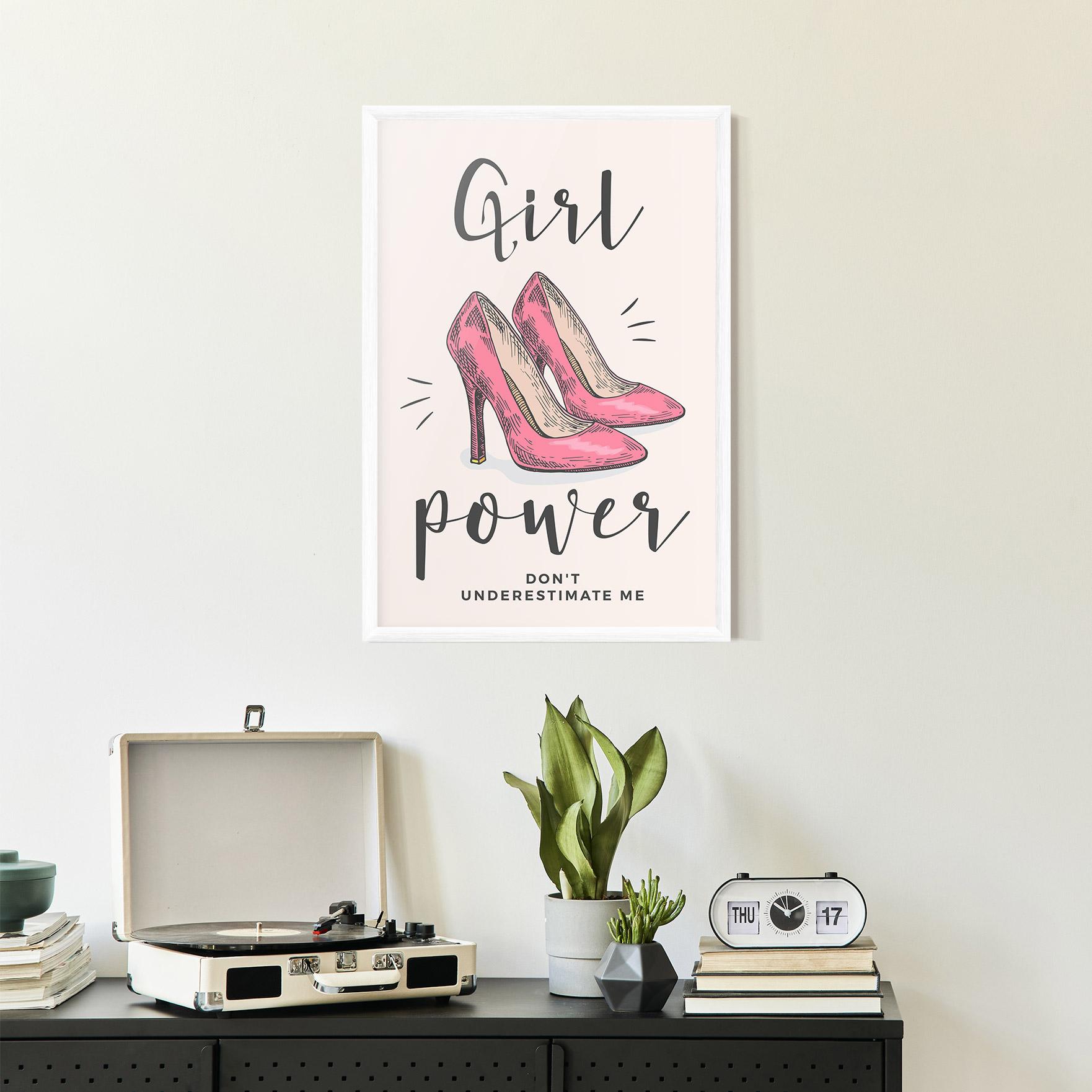 Keretezett Poszter Girl Power mockup 2
