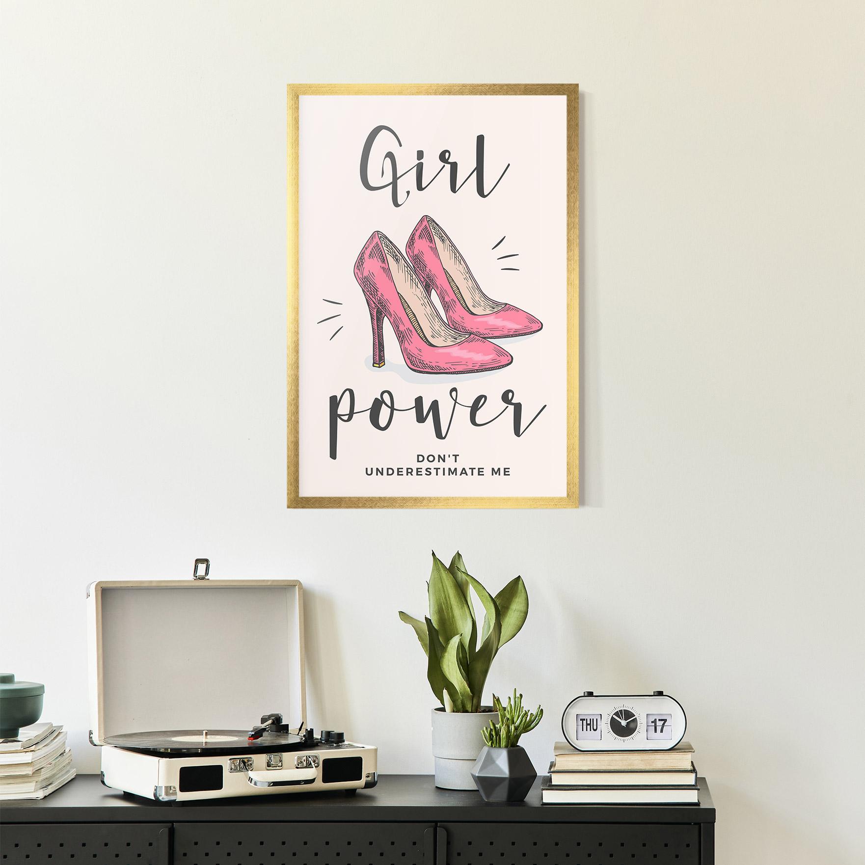 Keretezett Poszter Girl Power mockup 2