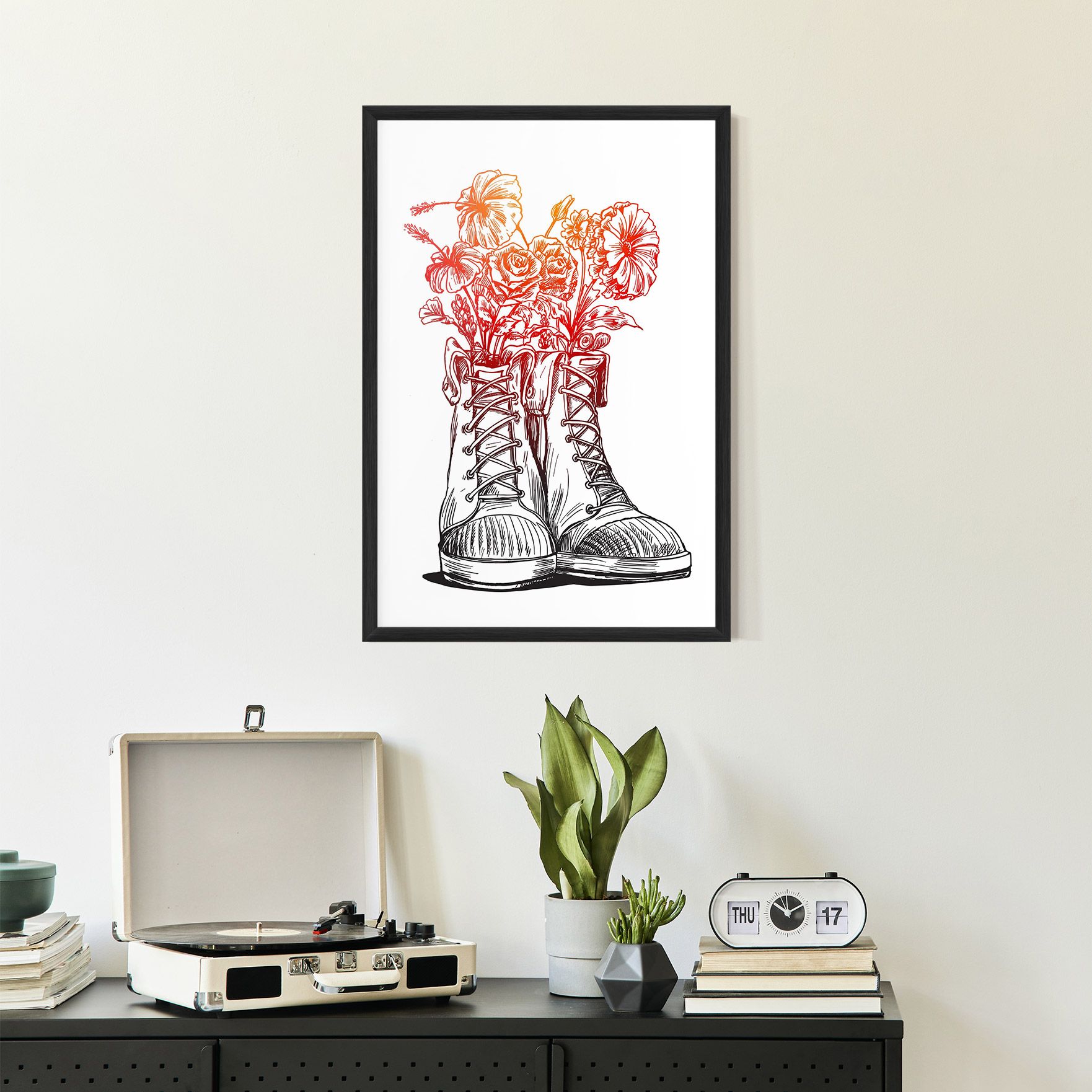 Flower In Shoes mockup 2