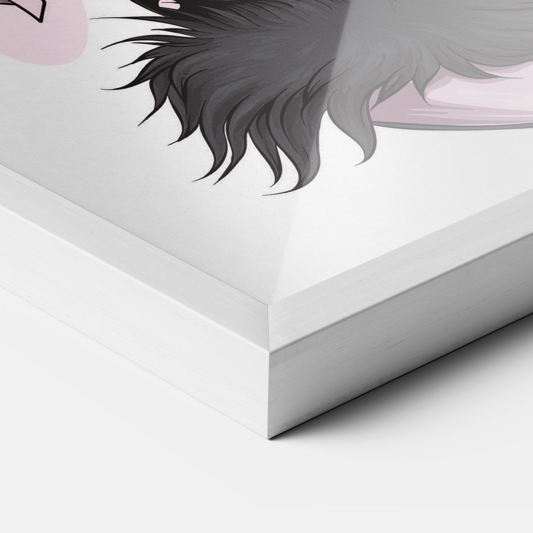 Black Cute Heels mockup 3