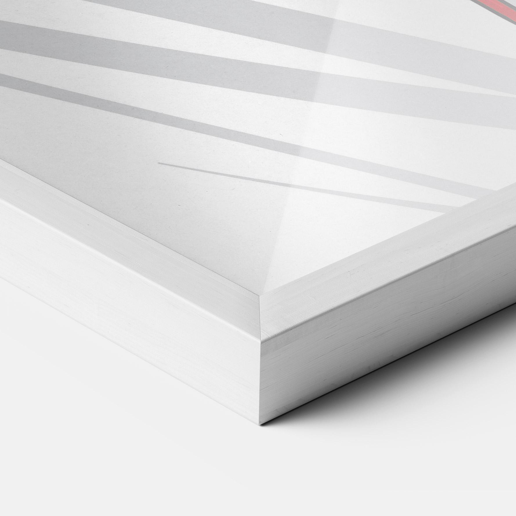 Keretezett Poszter Red Bow Heels mockup 3