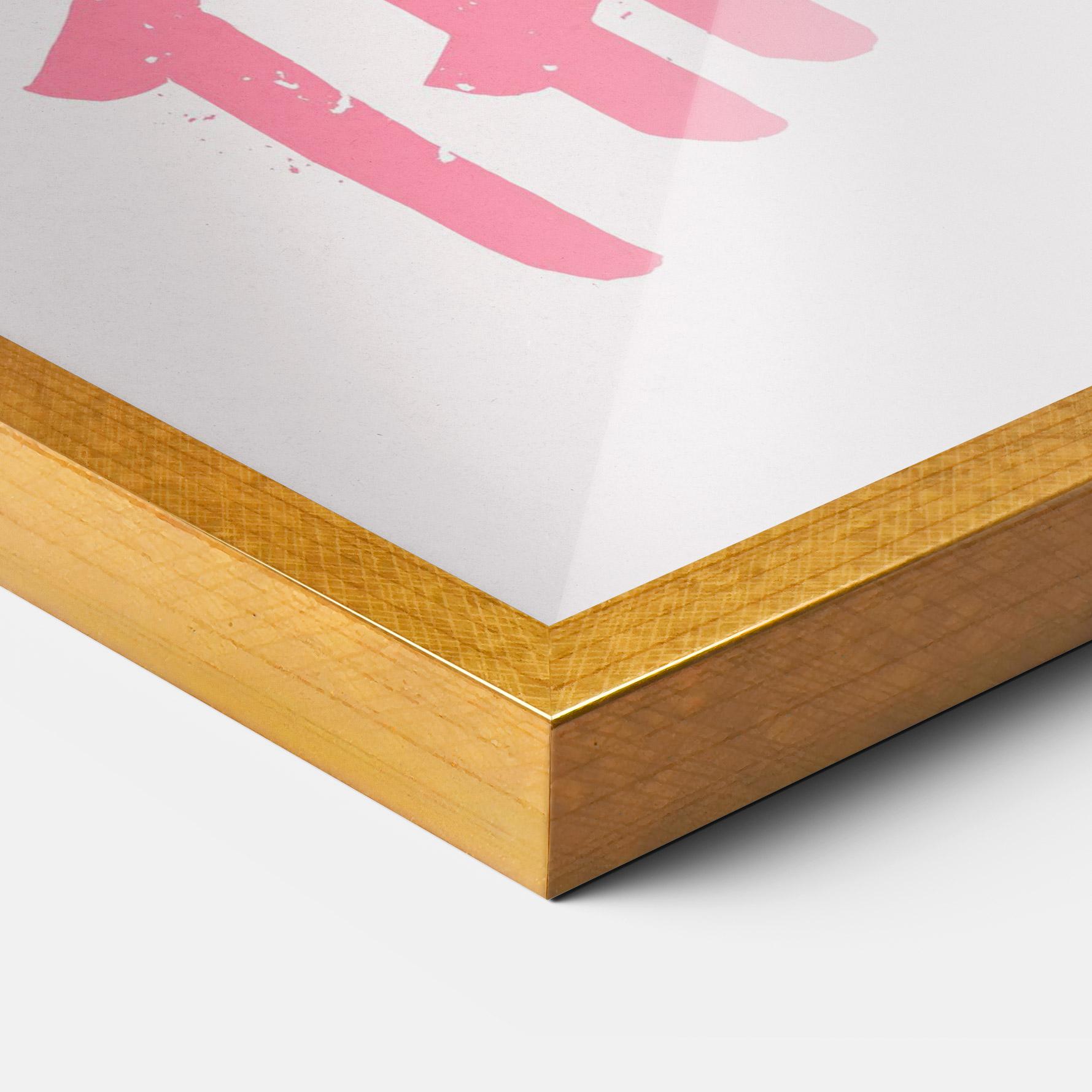 Keretezett Poszter Girl Things mockup 3