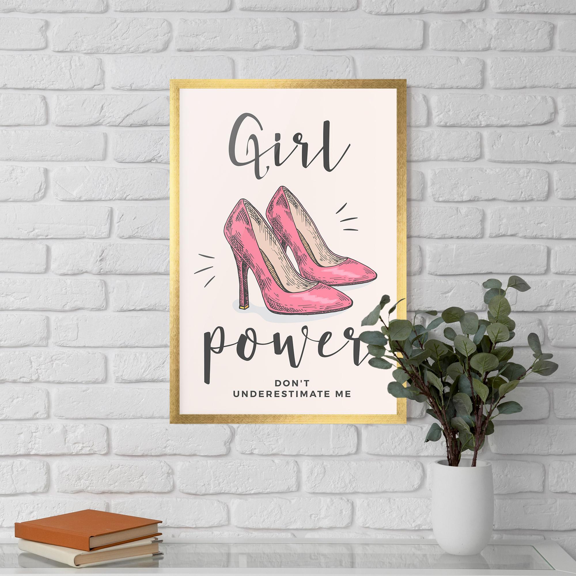 Keretezett Poszter Girl Power mockup 5