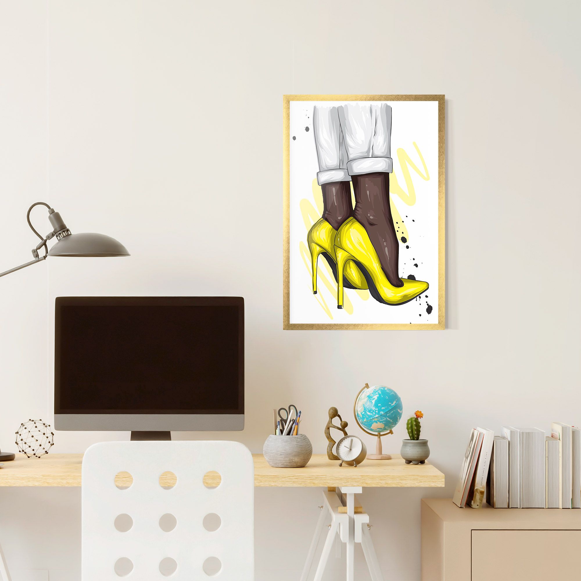 Yellow Shoes mockup 6