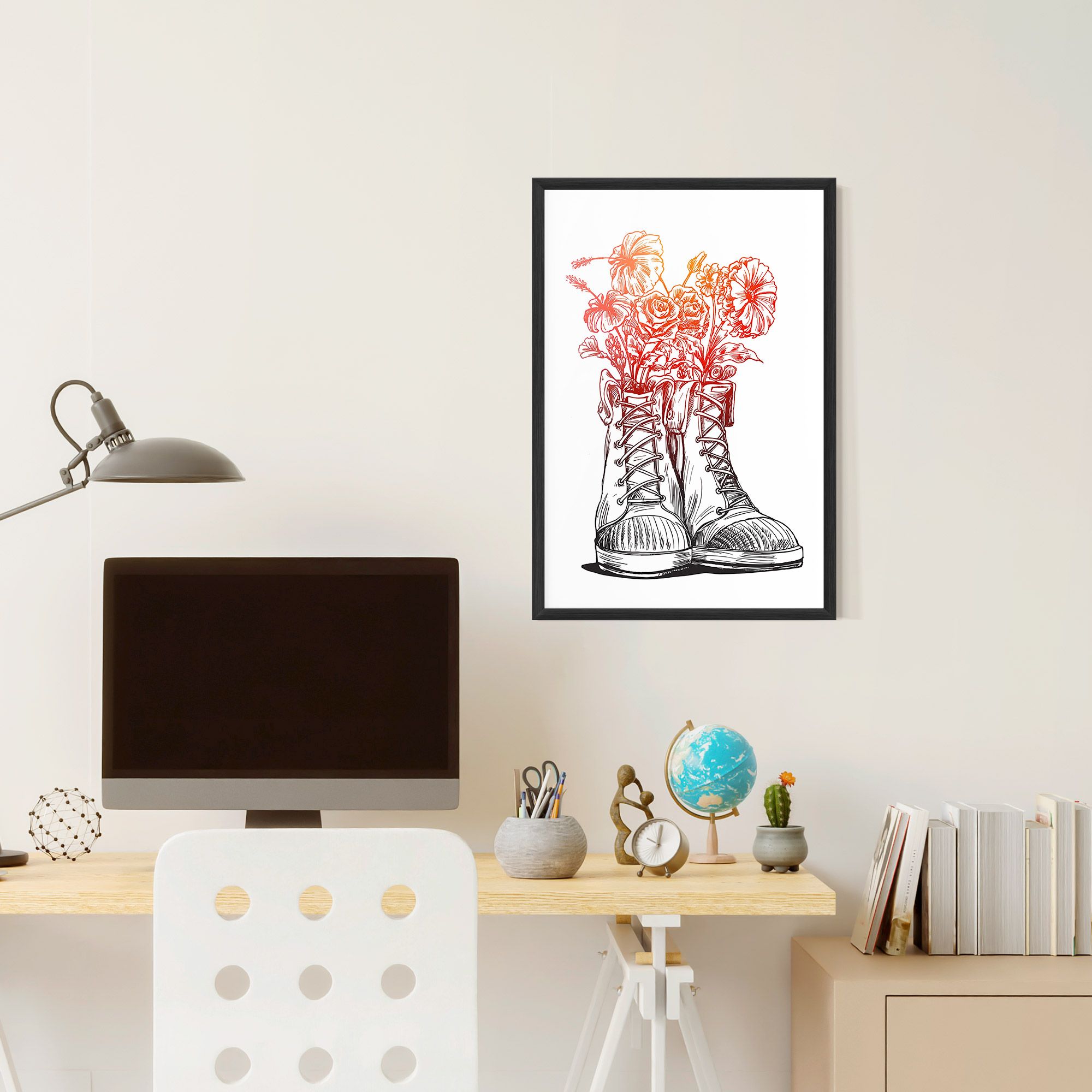 Flower In Shoes mockup 6