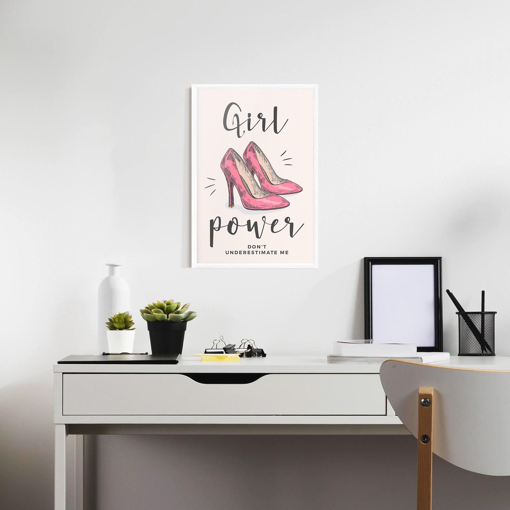 Keretezett Poszter Girl Power mockup 7