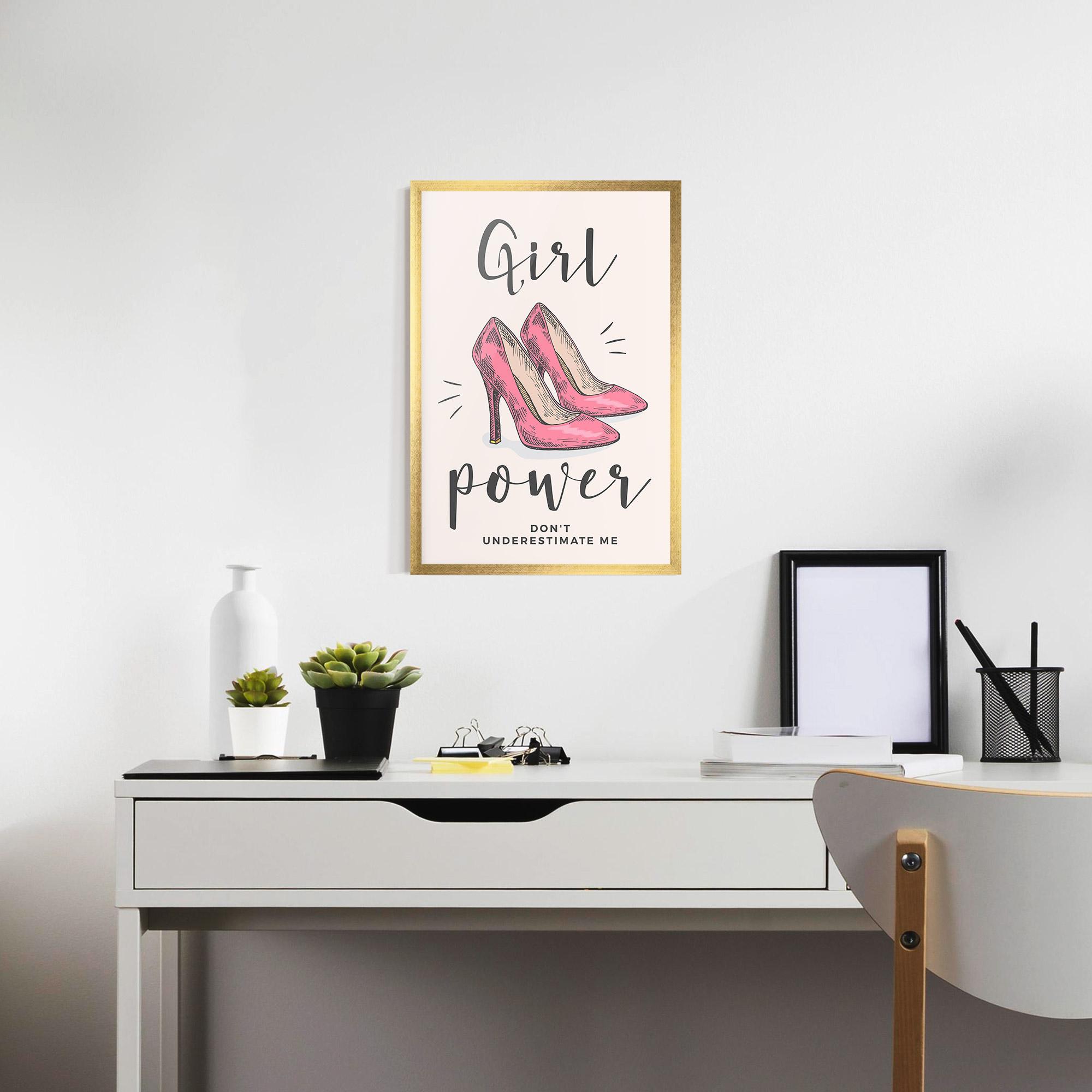 Keretezett Poszter Girl Power mockup 7