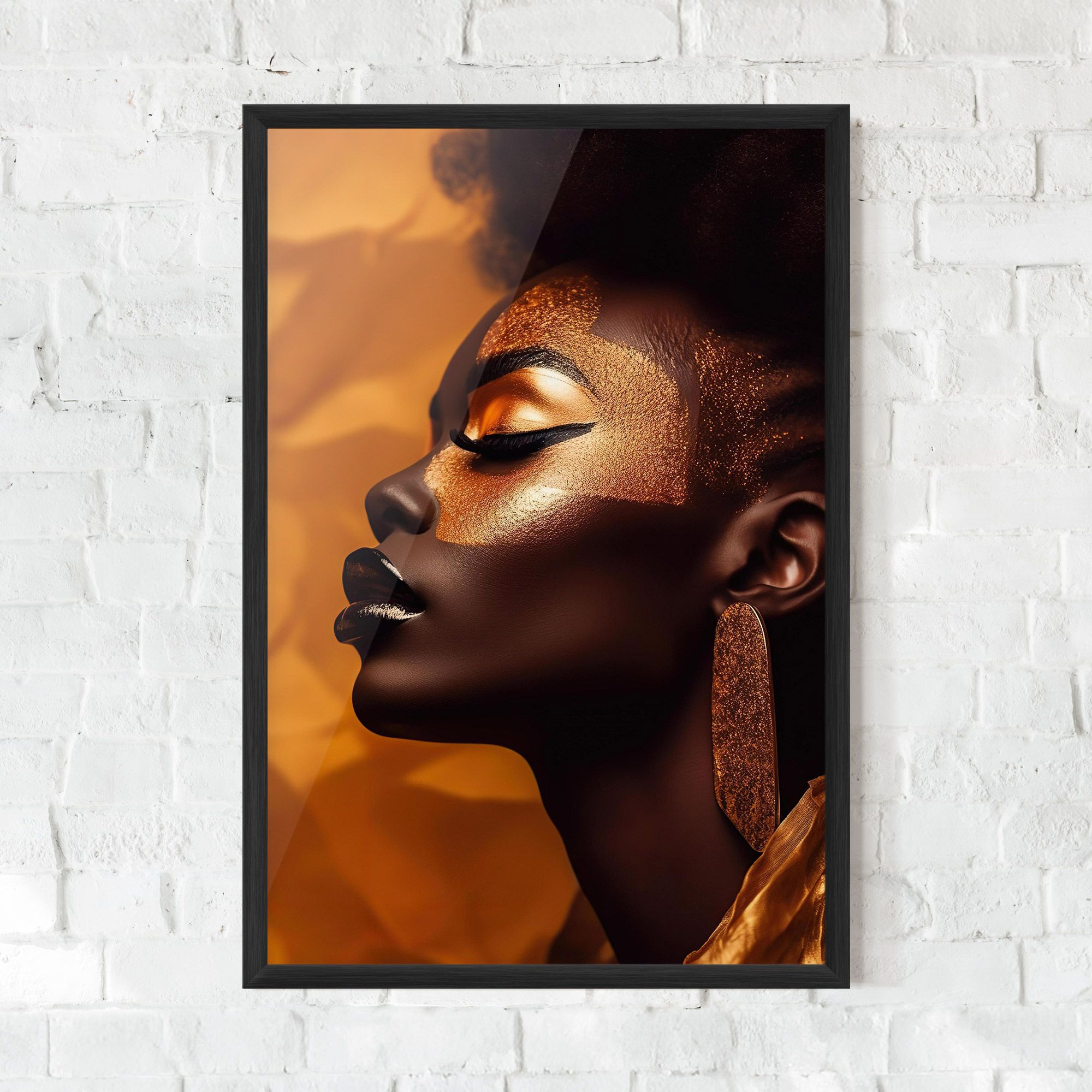 Fashion Gold Portrait mockup 0