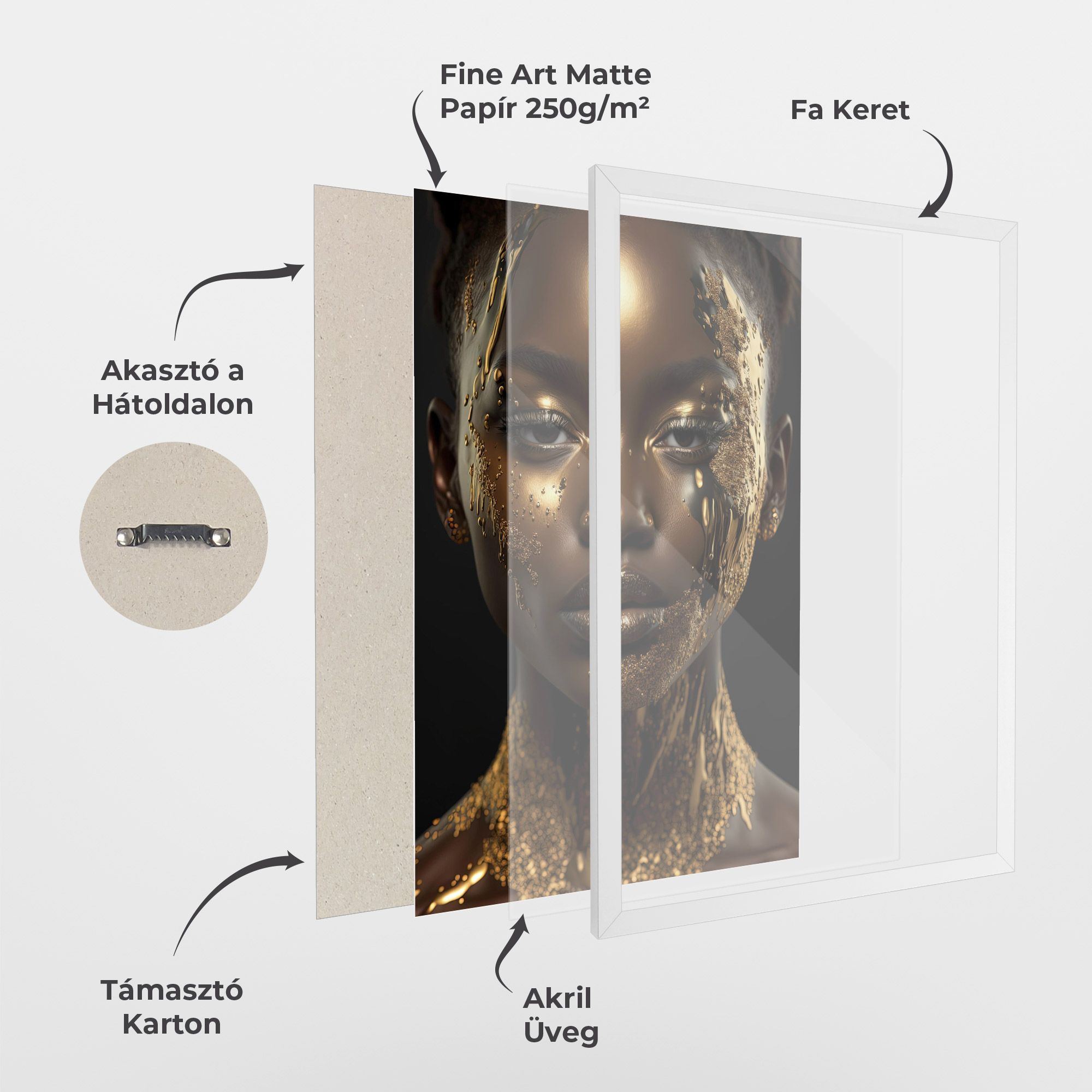 Dripping Gold Woman mockup 1
