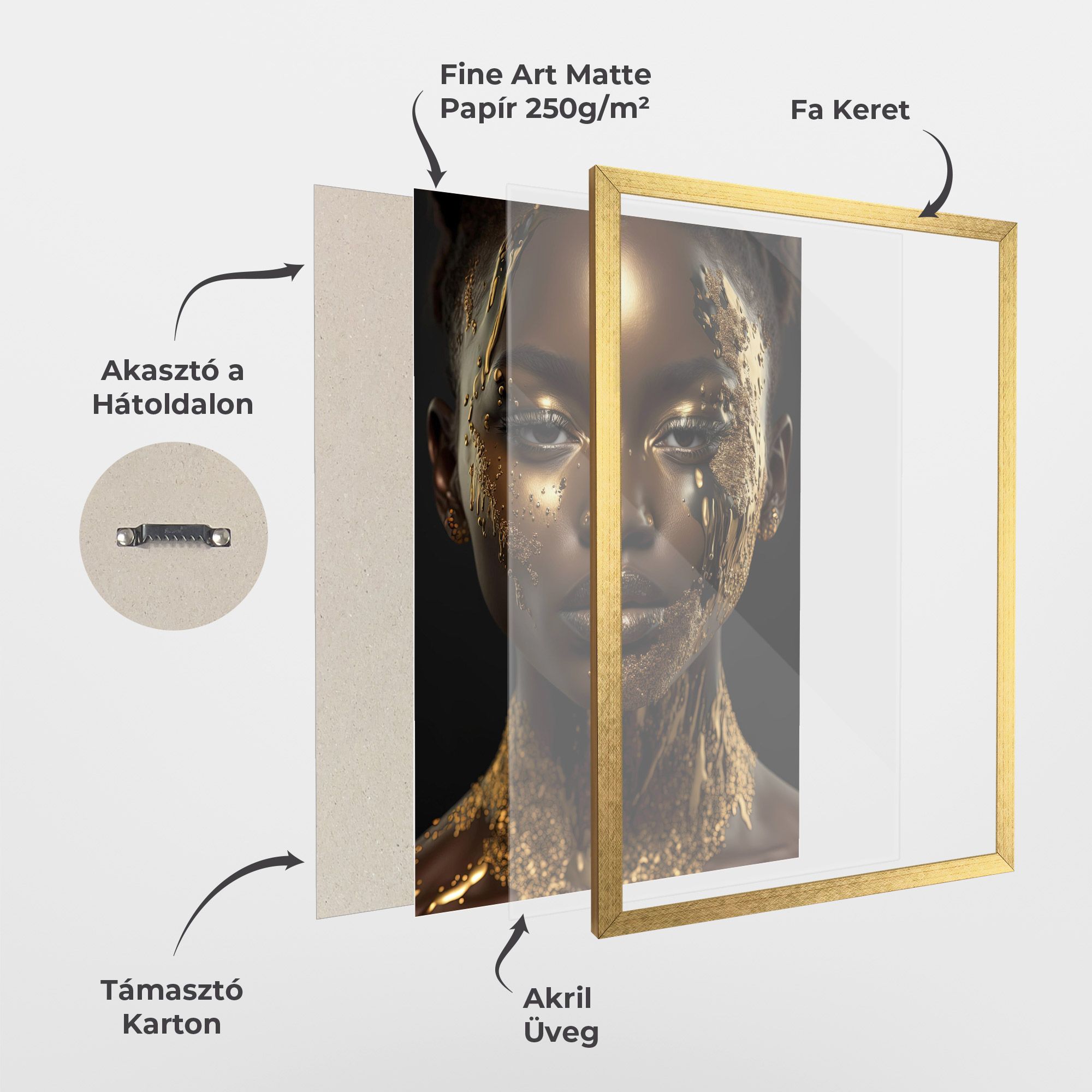 Dripping Gold Woman mockup 1