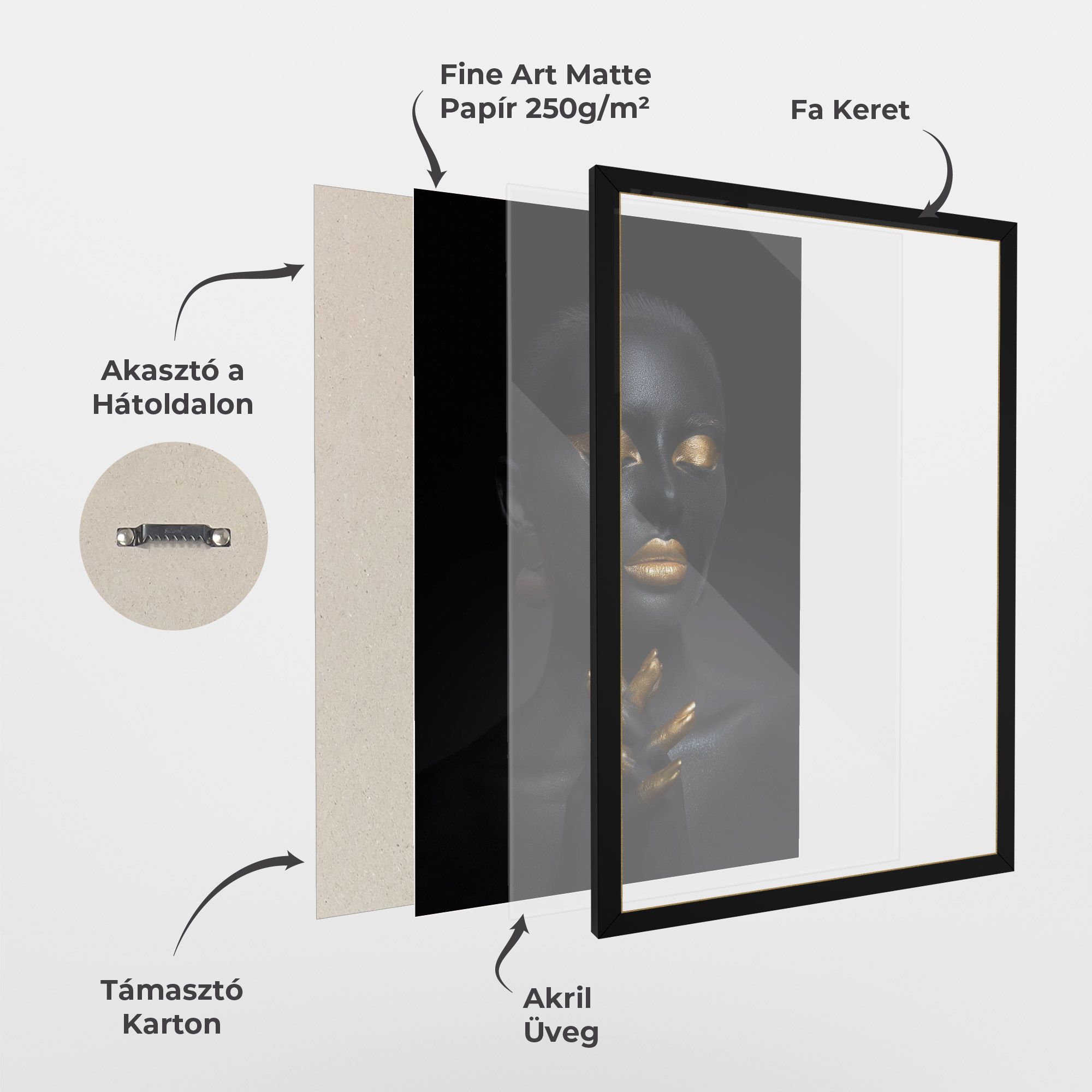 Gold Hand Pray mockup 1