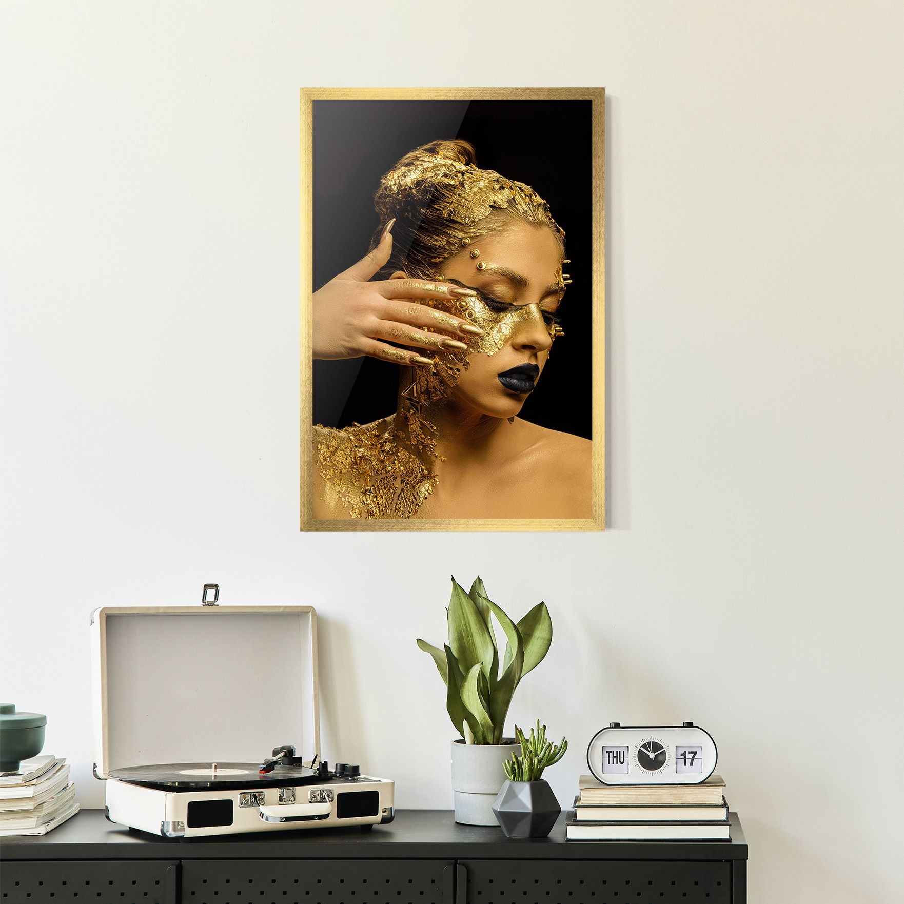 Festive Golden Makeup mockup 2