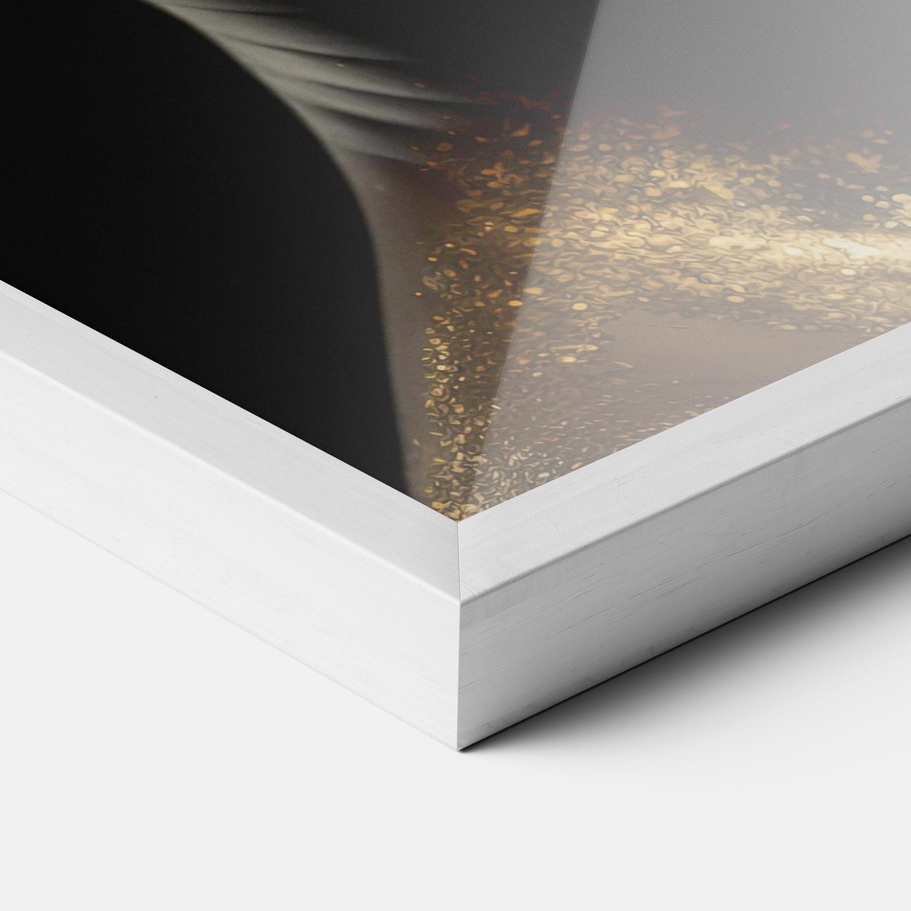 Keretezett Poszter Attractive Gold Woman mockup 3