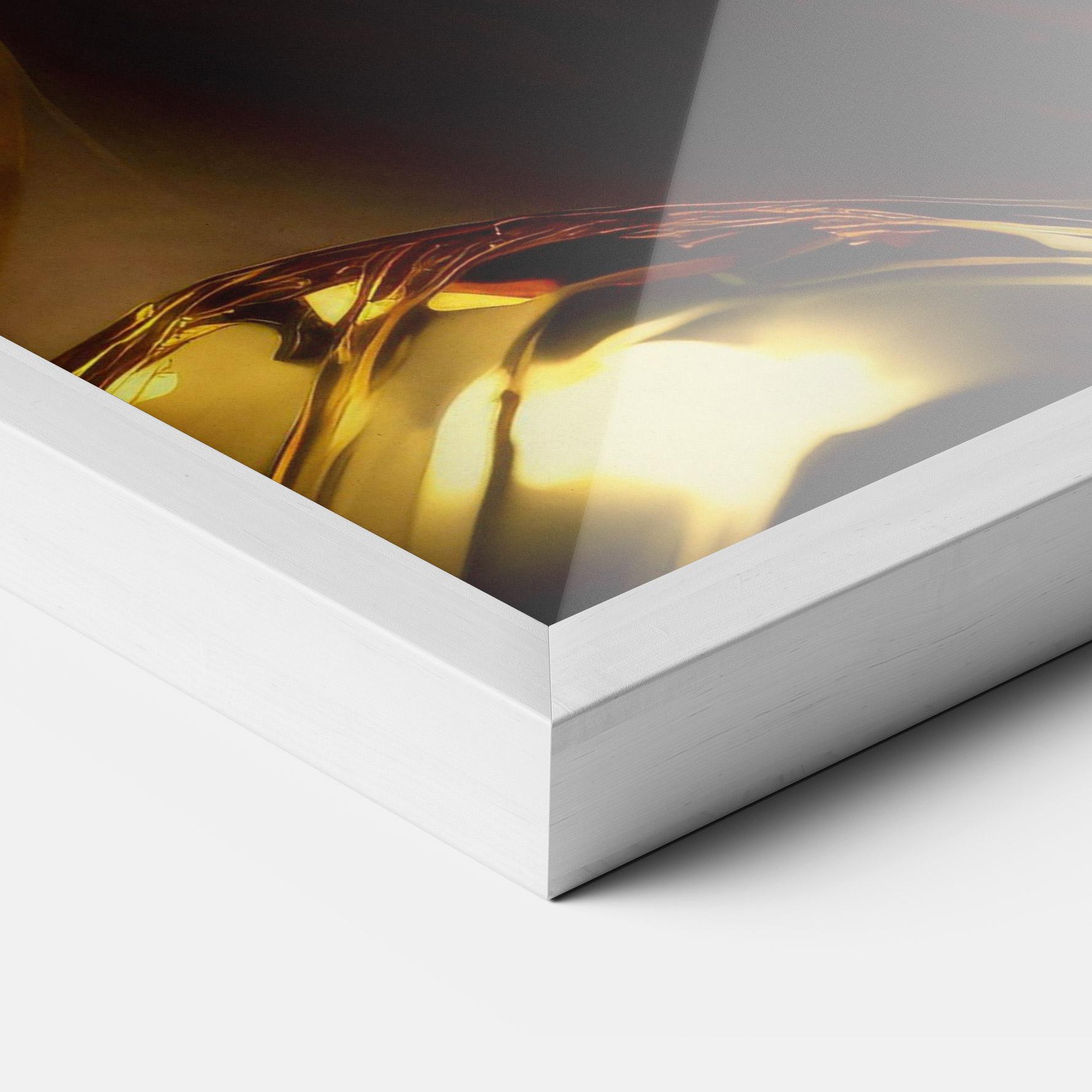 Keretezett Poszter Covered By Gold mockup 3
