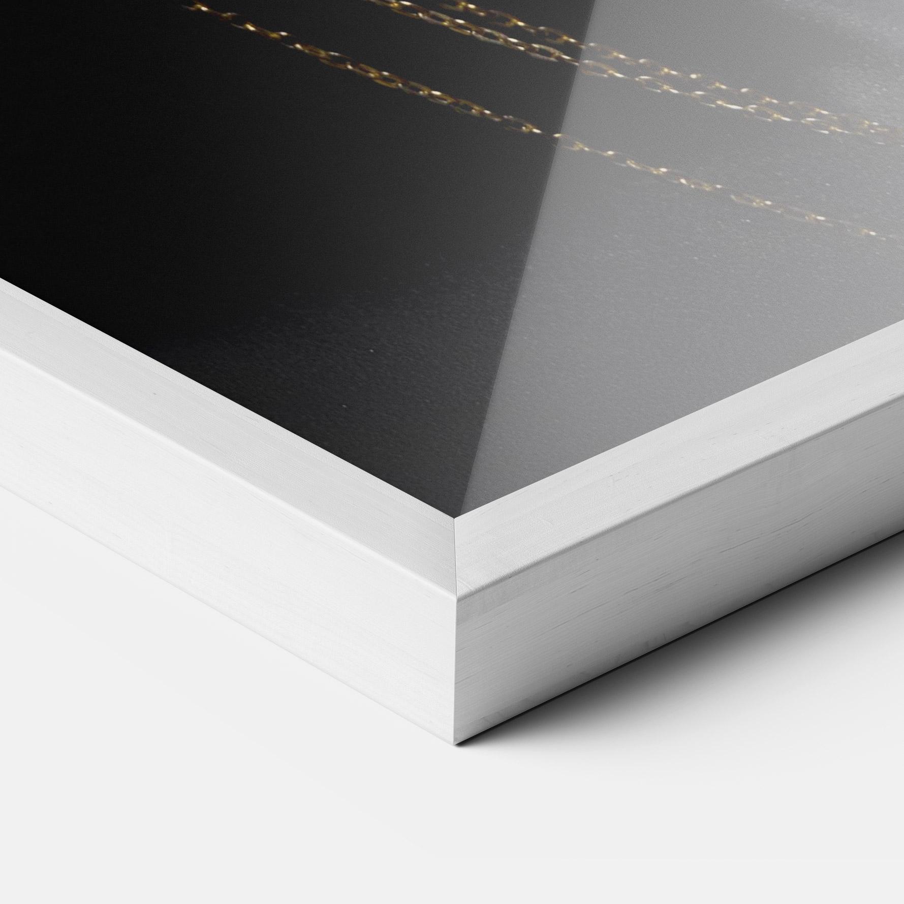 Keretezett Poszter Gold Black Skin mockup 3