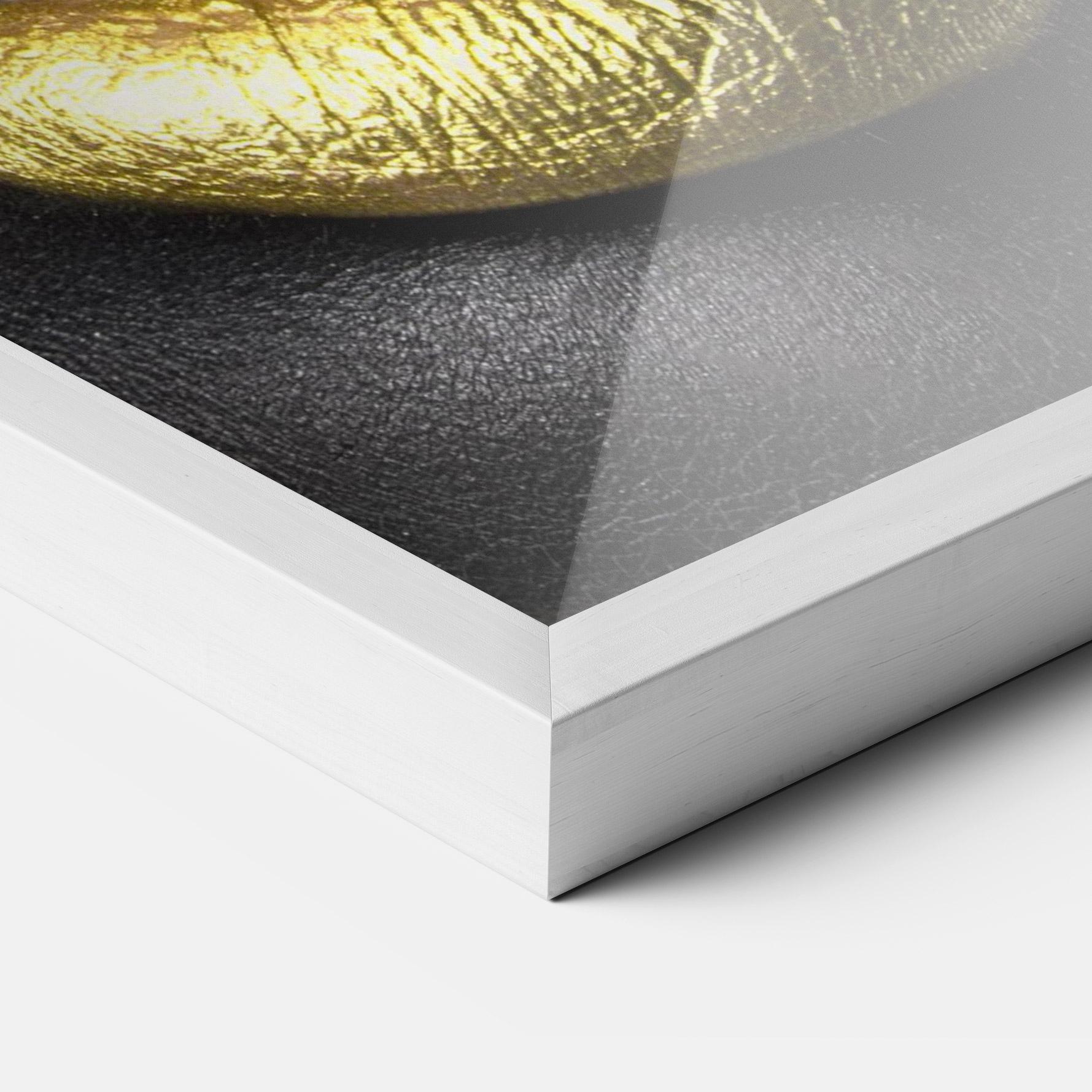 Keretezett Poszter Gold Red Lips mockup 3
