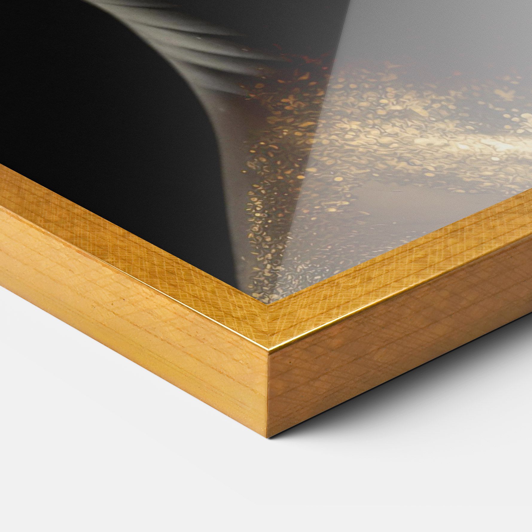 Attractive Gold Woman mockup 3